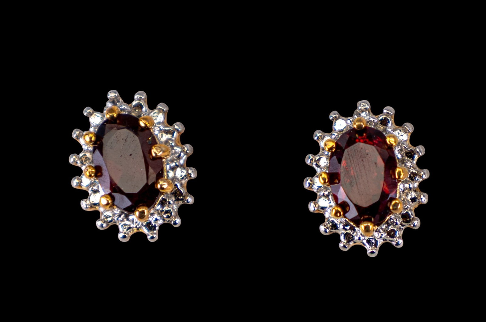 Sterling Silver Stud Earrings - 2