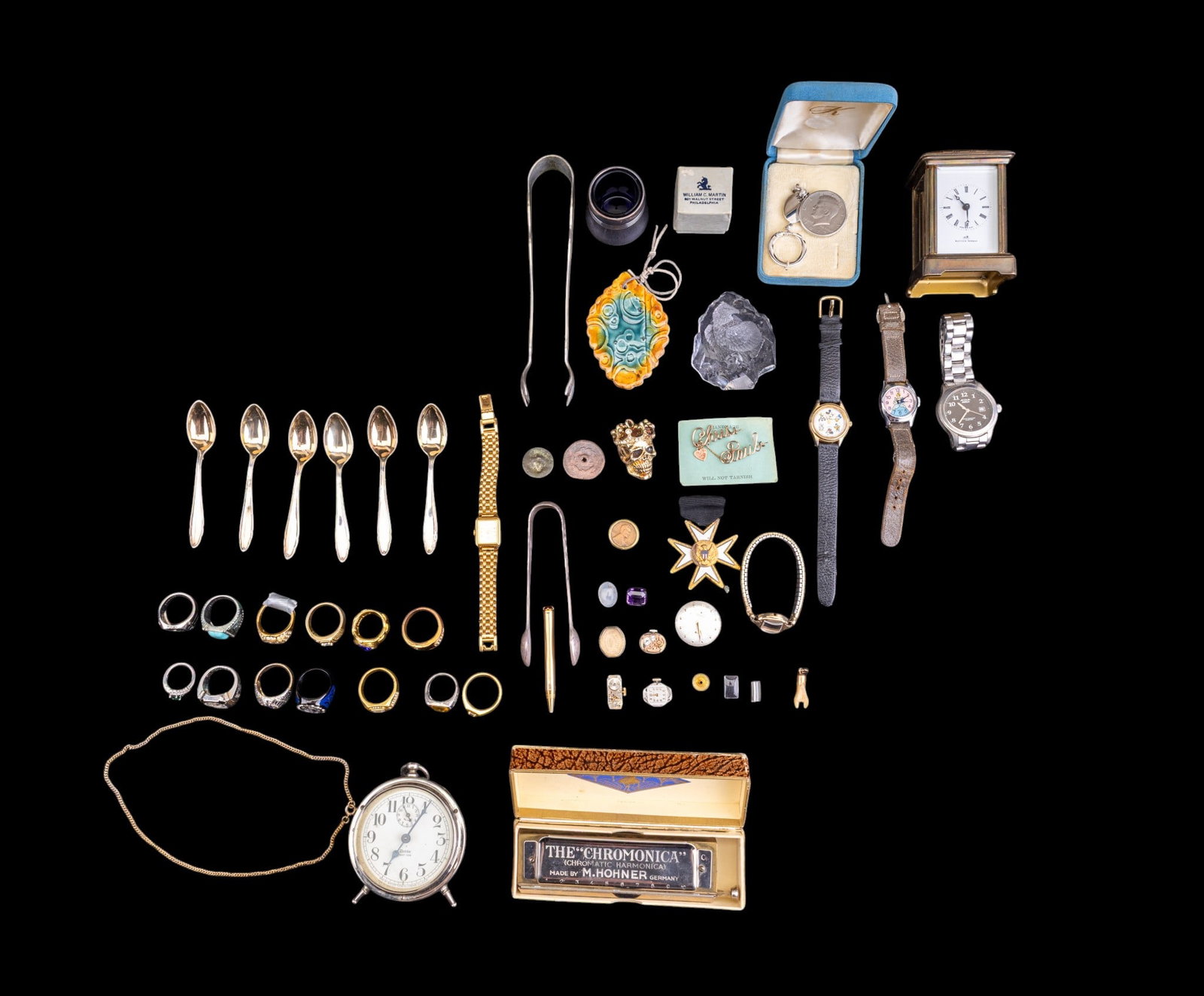 Silverplate, Clocks, and More (1 of 20)
