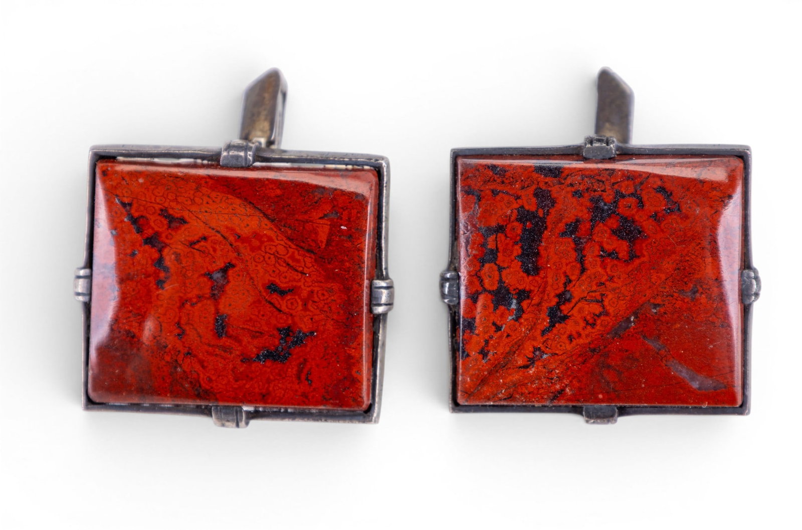 Large Vintage Sterling Cufflinks (1 of 3)