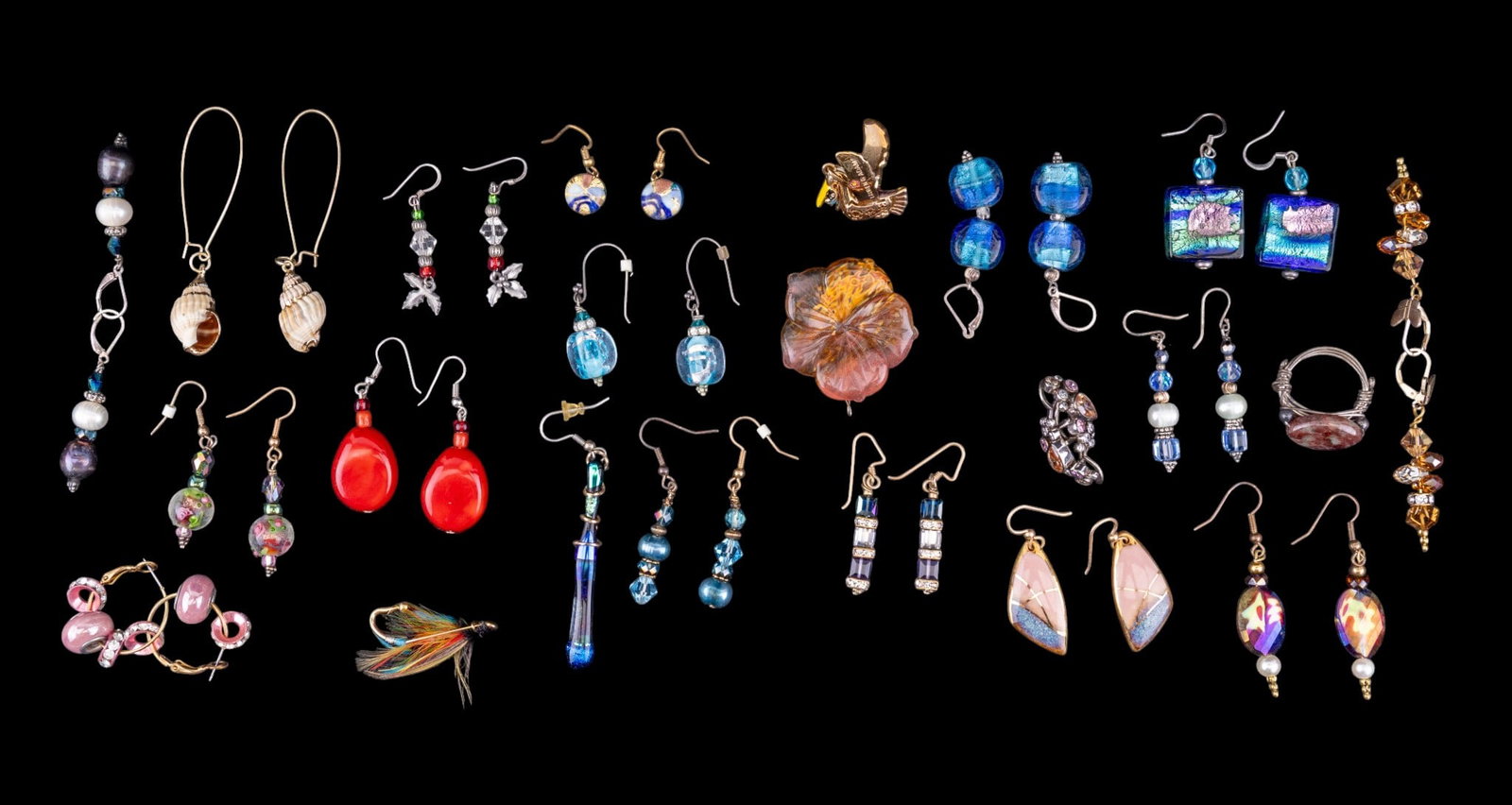 Art Glass, Artisan Pierced Earrings (1 of 4)