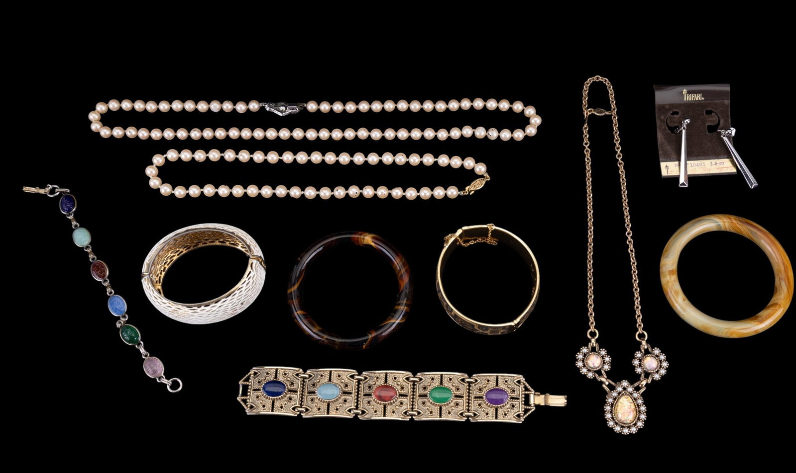 Slag Glass Bracelet & More (1 of 9)