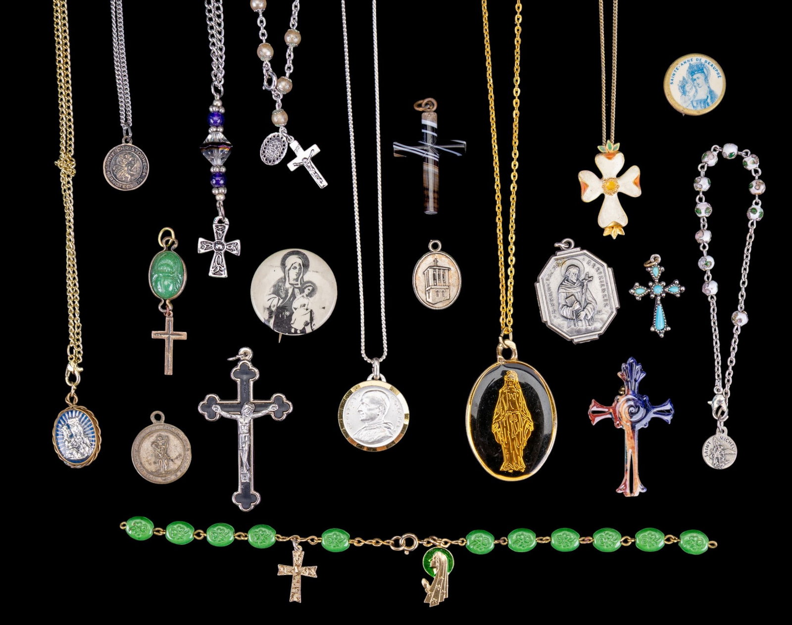 Religious Pins, Medallions, and More (1 of 12)
