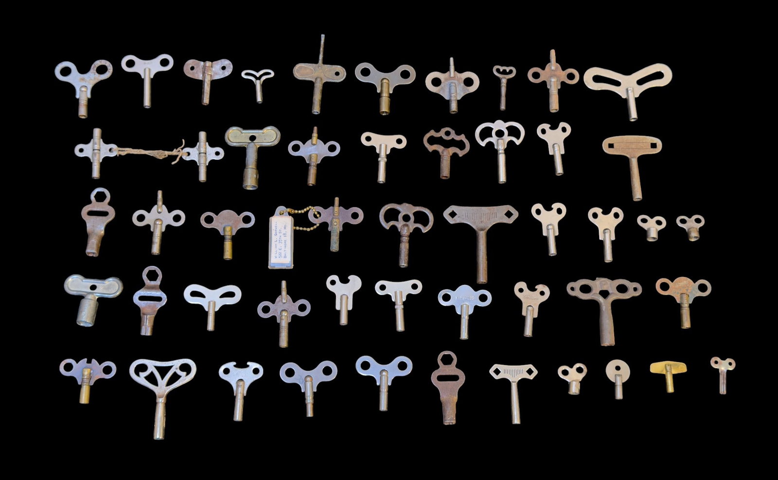 Early Iron and Brass Clock Keys (1 of 4)