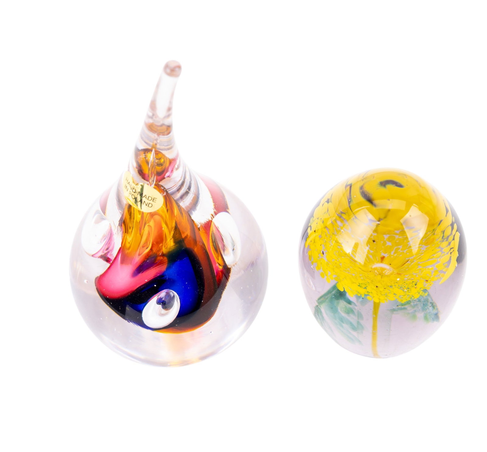 Hand-blown Glass Paperweights (1 of 8)