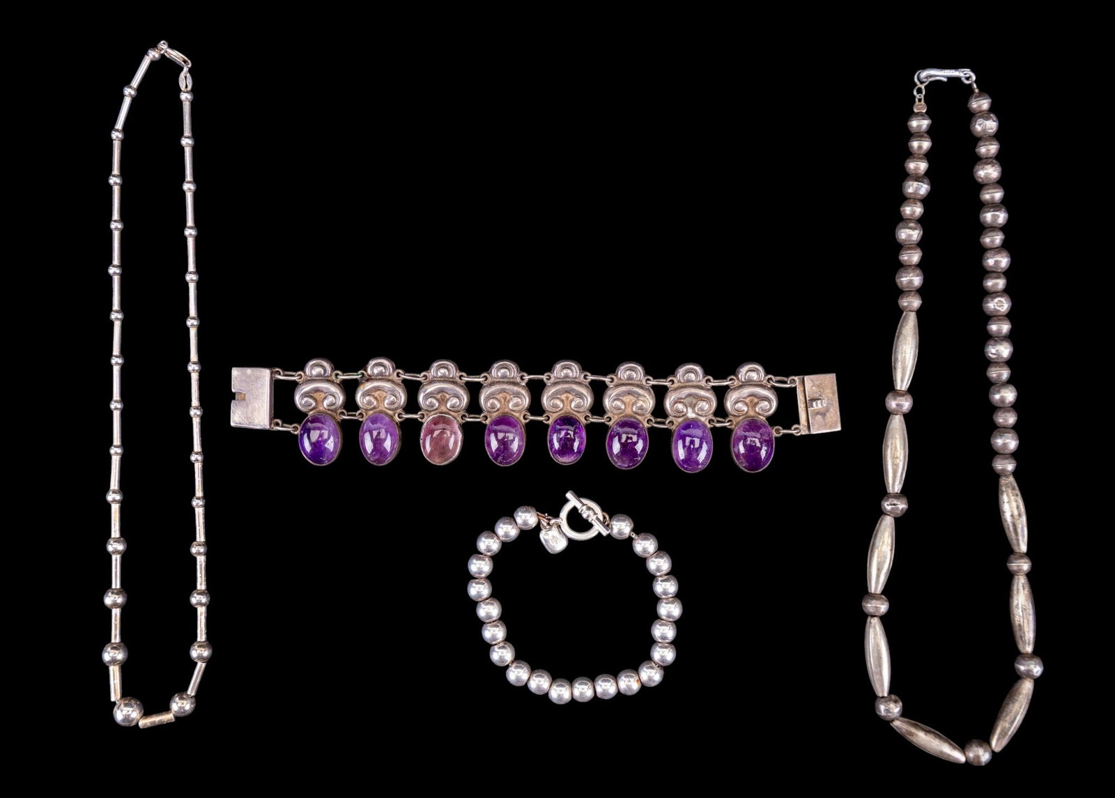 Sterling and Other Silver Tone Jewelry (1 of 7)
