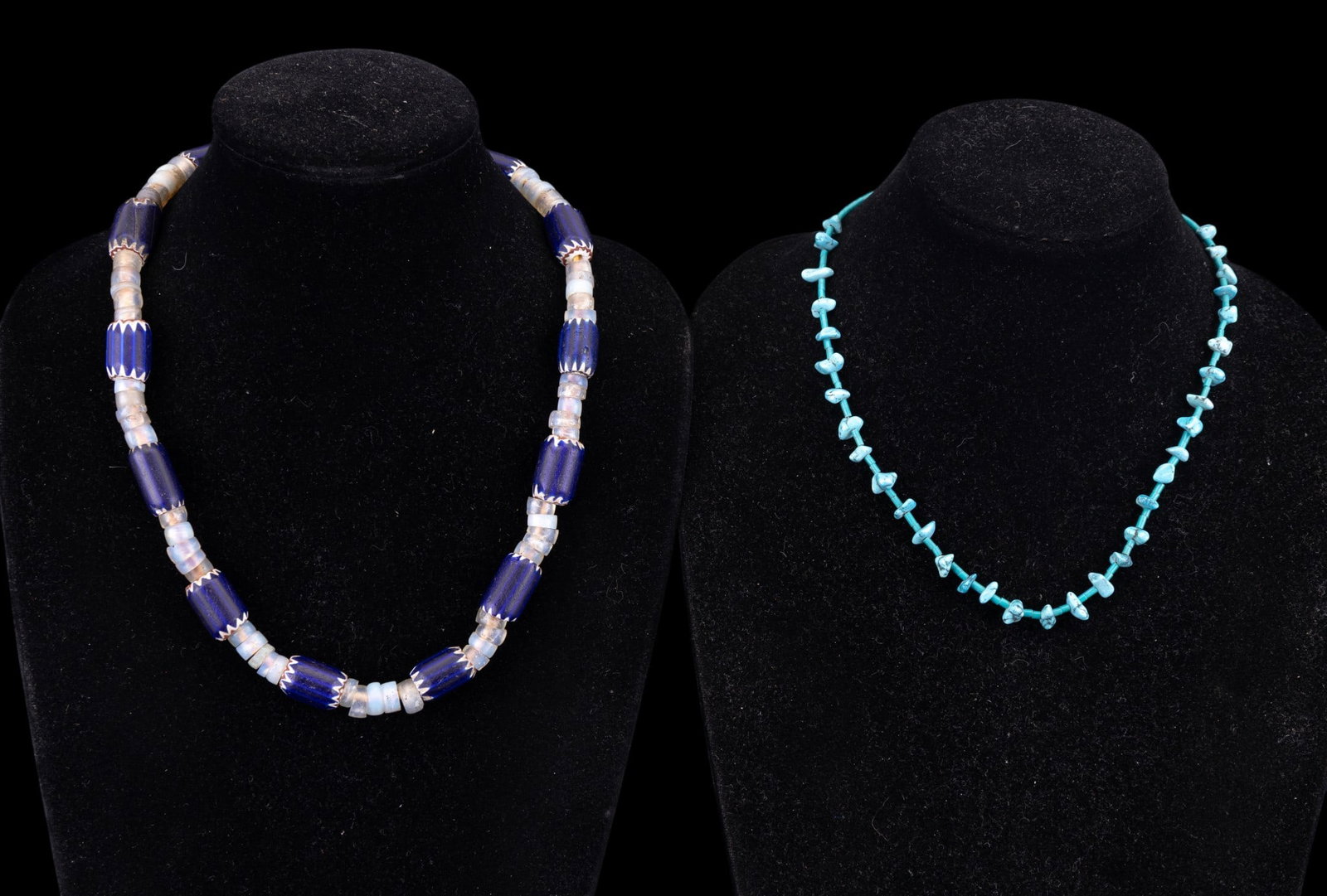 Vintage Venetian Glass Bead, Turquoise Necklaces (1 of 6)