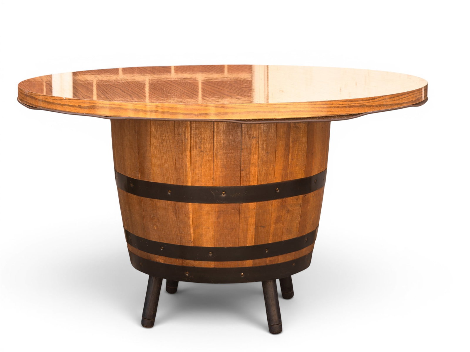 Brothers of Kentucky Whisky Barrel Dining Set - 7