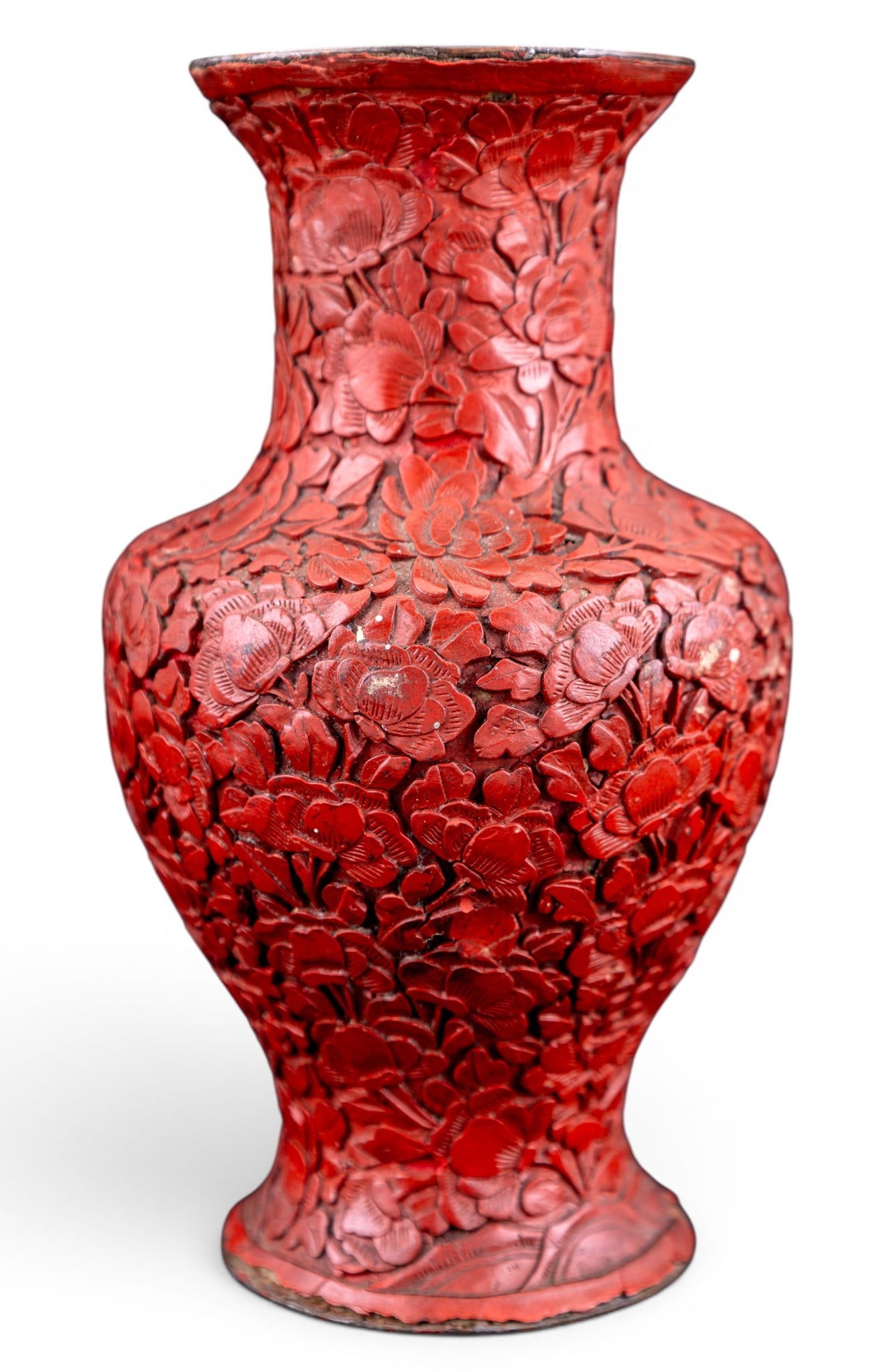 Cinnabar Vase, Canton Box, Mexican Vase - 11