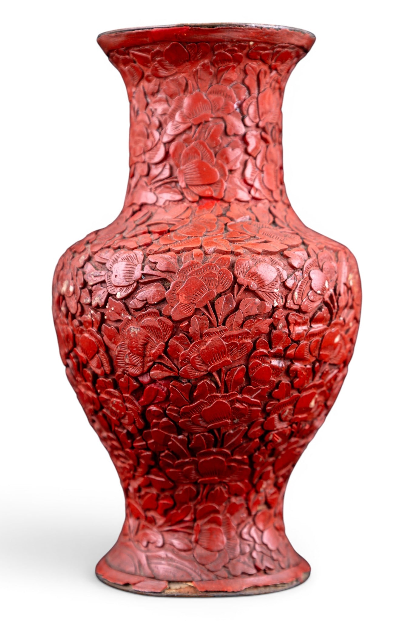 Cinnabar Vase, Canton Box, Mexican Vase - 12