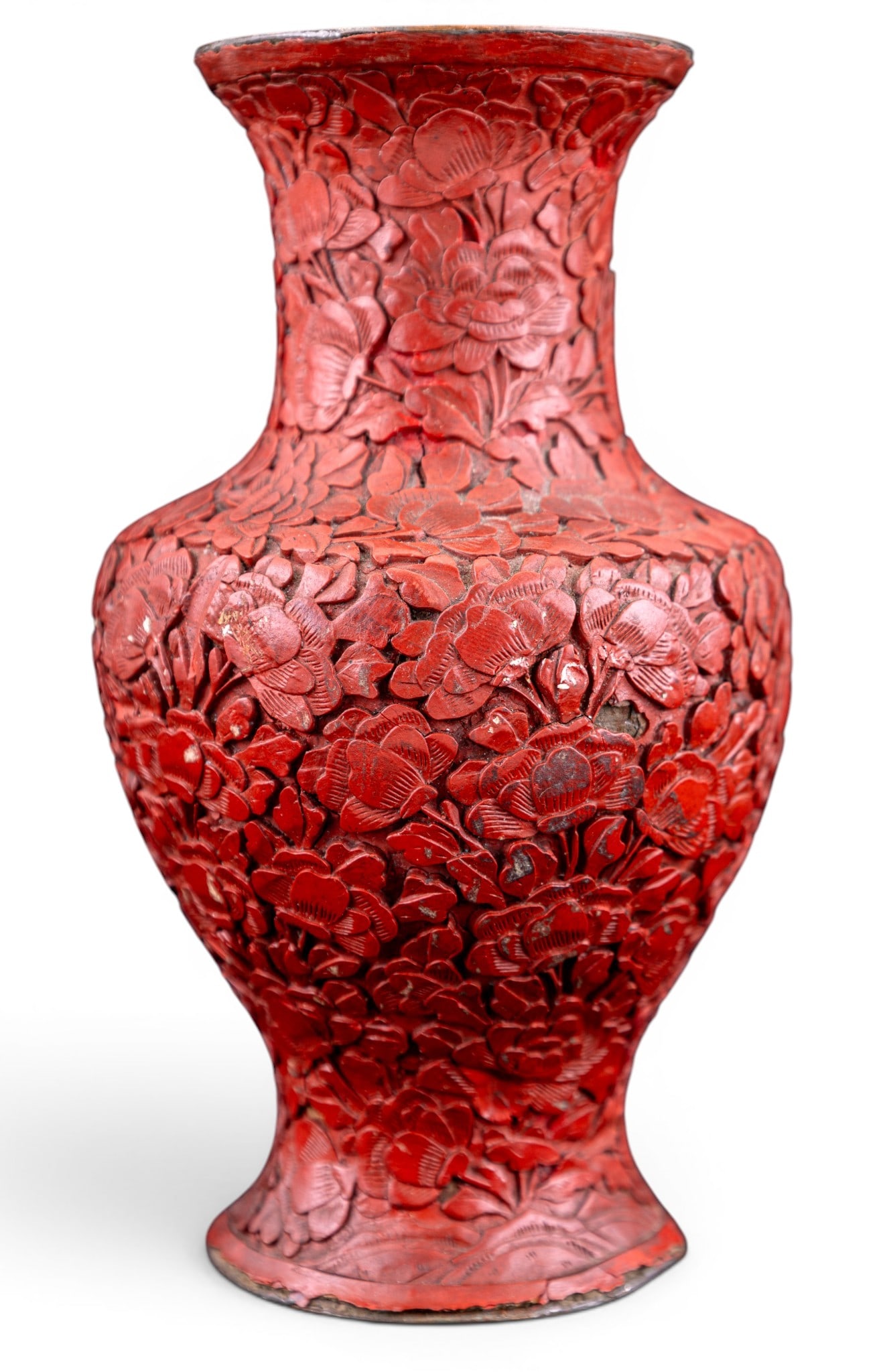 Cinnabar Vase, Canton Box, Mexican Vase - 13
