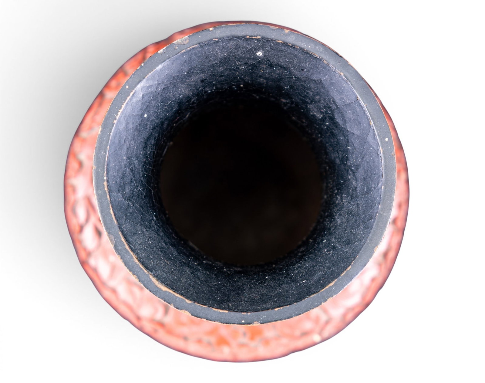 Cinnabar Vase, Canton Box, Mexican Vase - 15