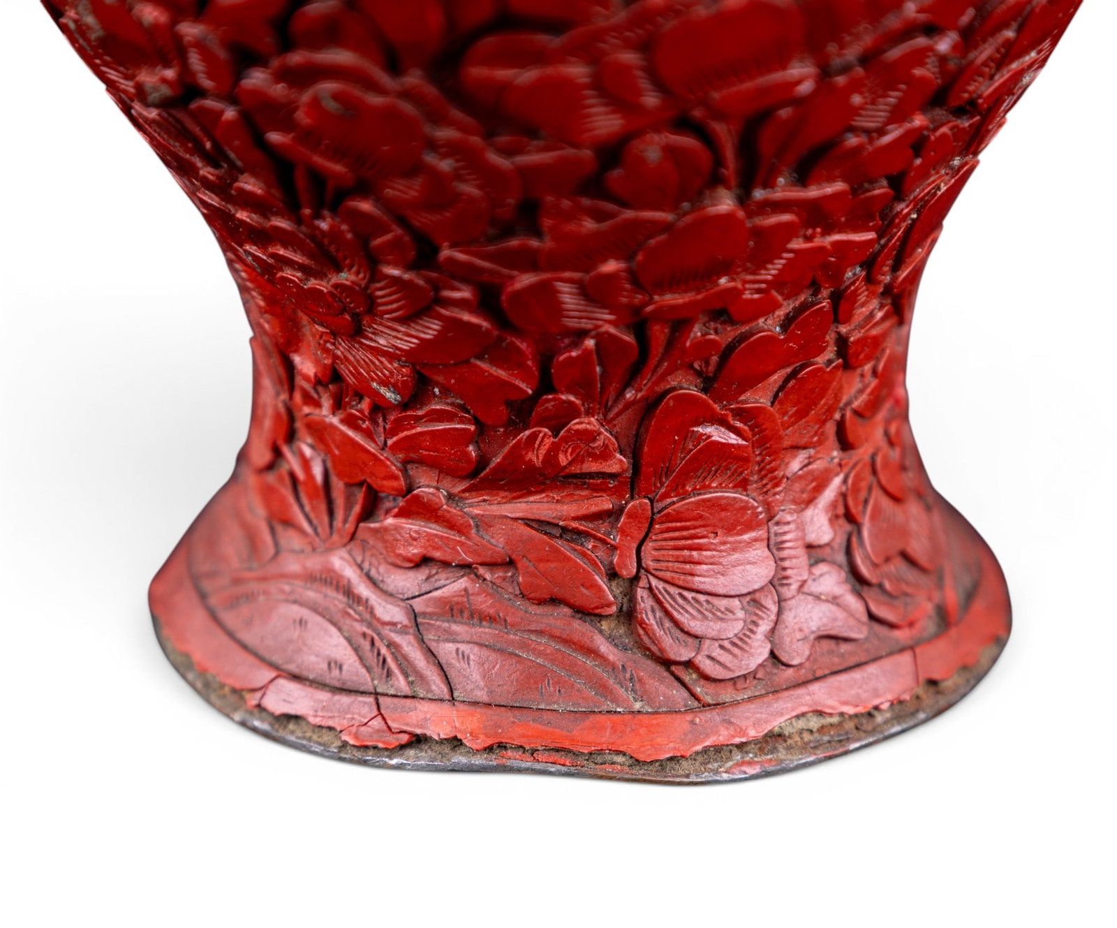 Cinnabar Vase, Canton Box, Mexican Vase - 17