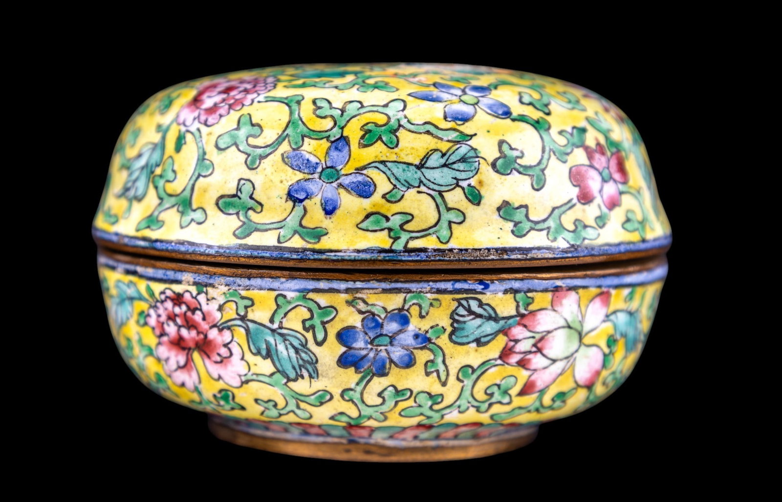 Cinnabar Vase, Canton Box, Mexican Vase - 3