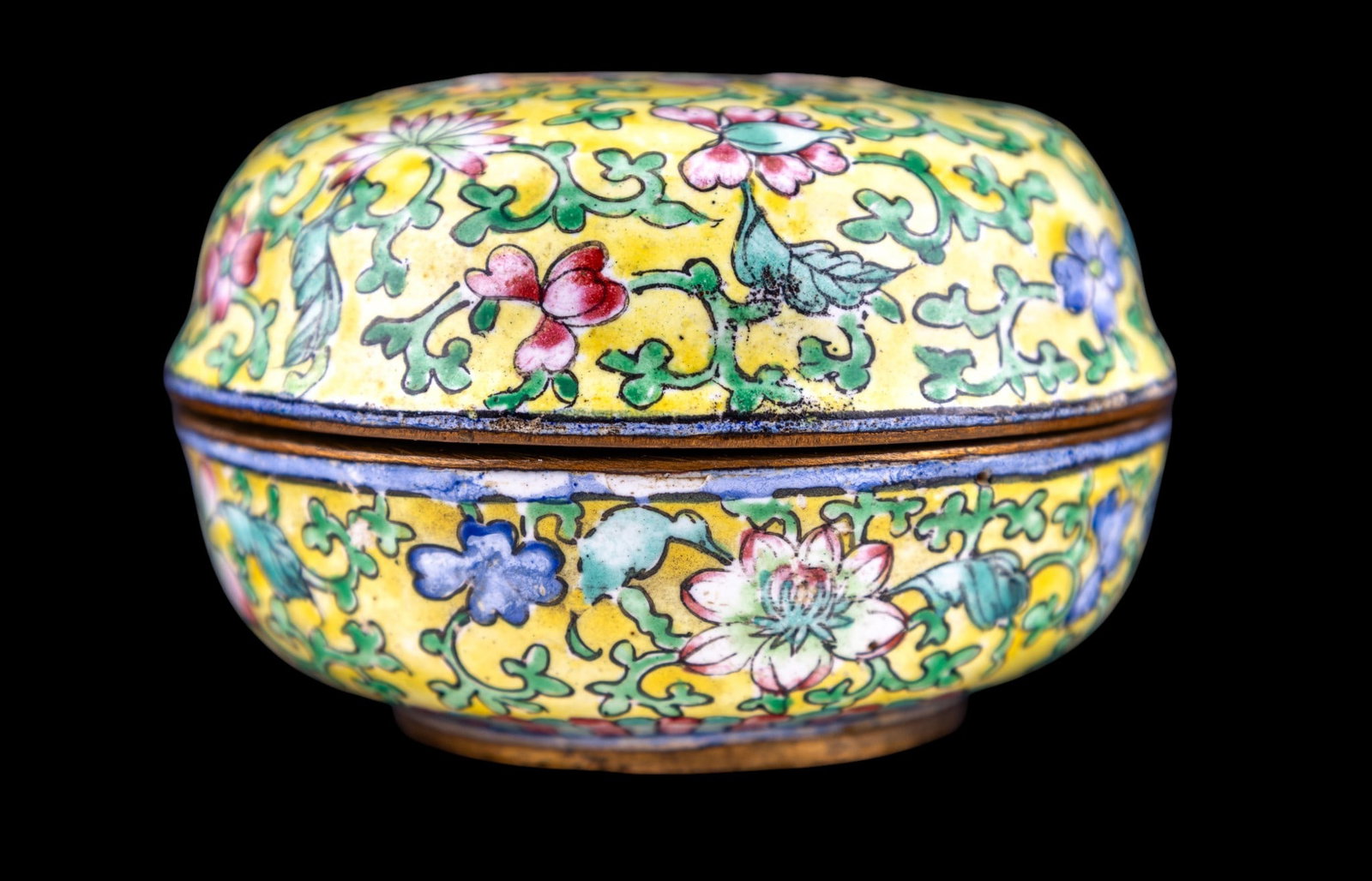 Cinnabar Vase, Canton Box, Mexican Vase - 4