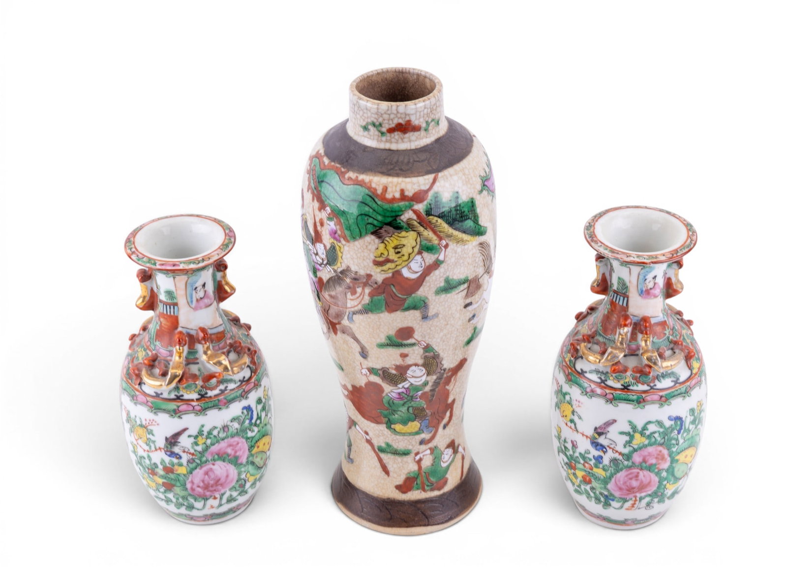 3 Chinese Porcelain Vases - 2