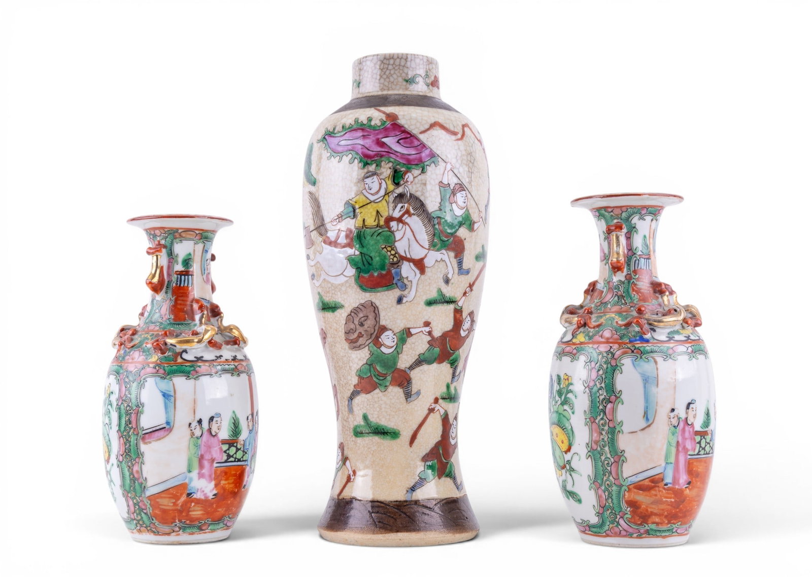 3 Chinese Porcelain Vases - 3