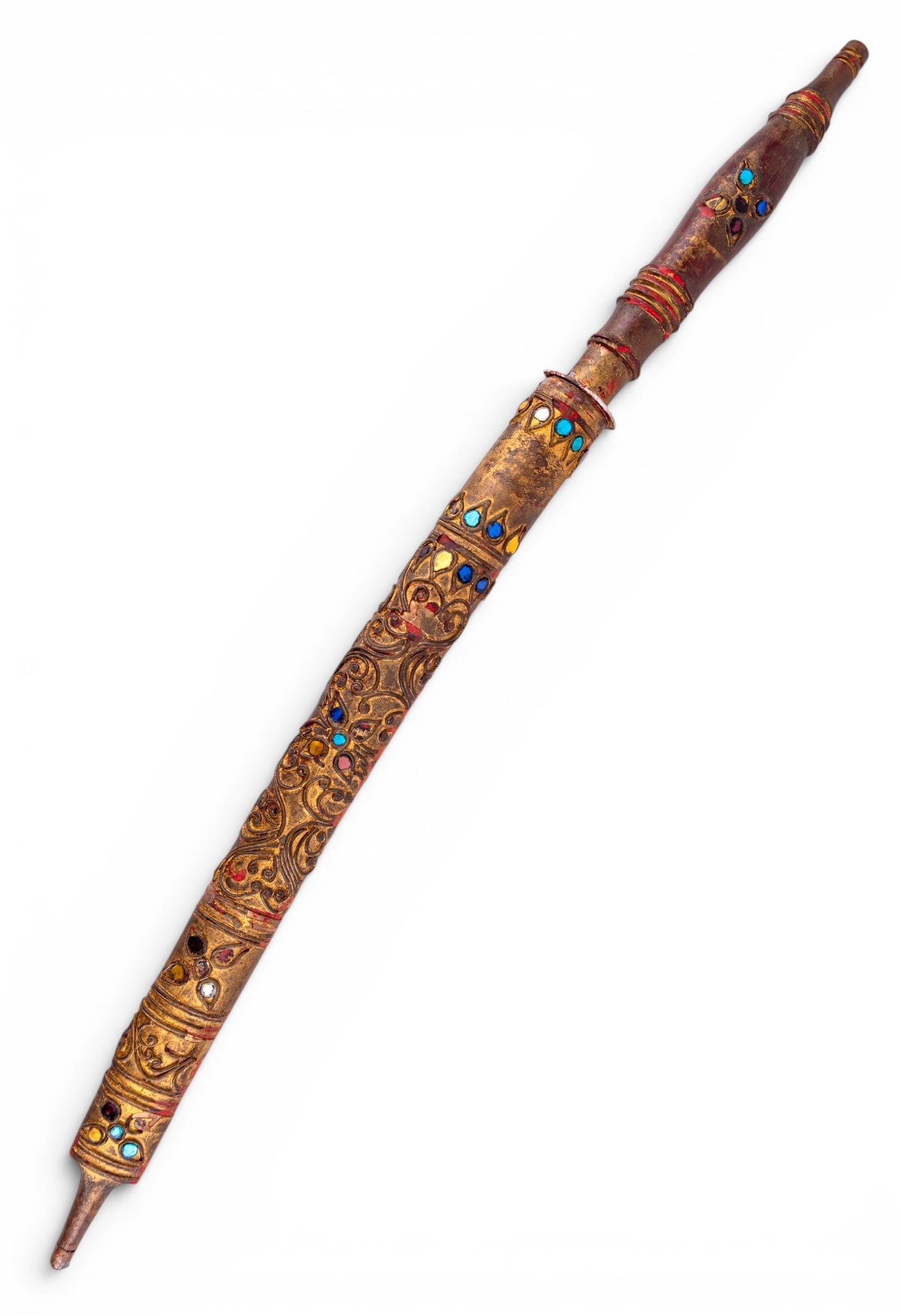 Antique Hallmarked Sword w/ Decorated Scabbard (1 of 9)