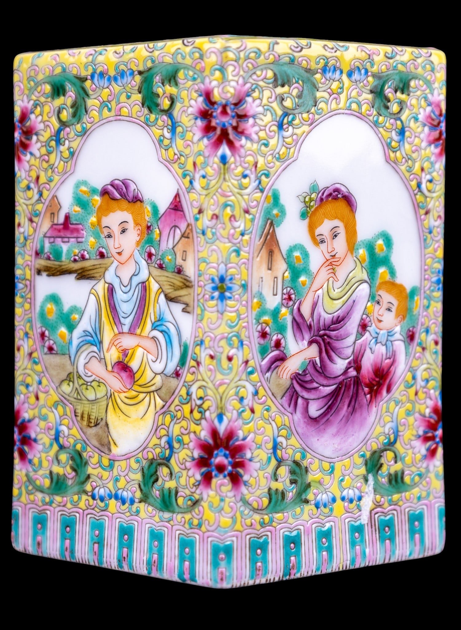 Vintage Chinese Porcelains (2 Pc.) Boxes - 4
