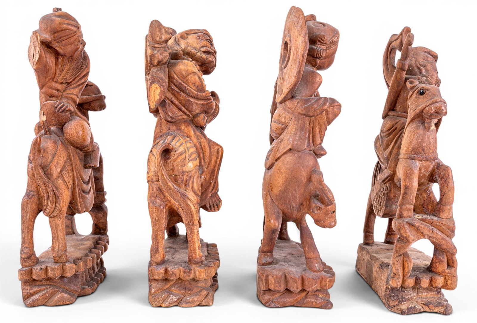 Chinese Carved Cabinet Immortals (8) - 11