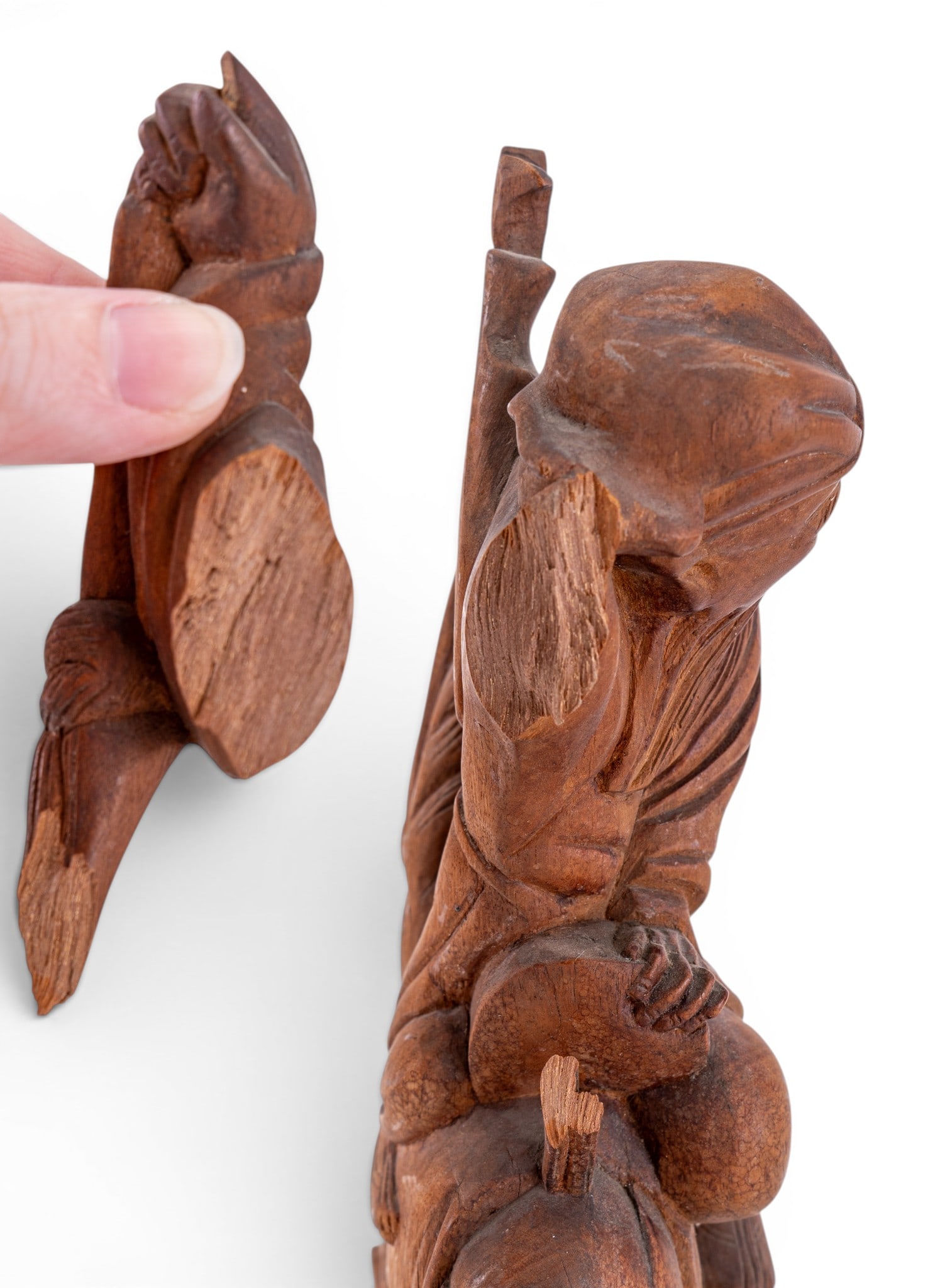 Chinese Carved Cabinet Immortals (8) - 14
