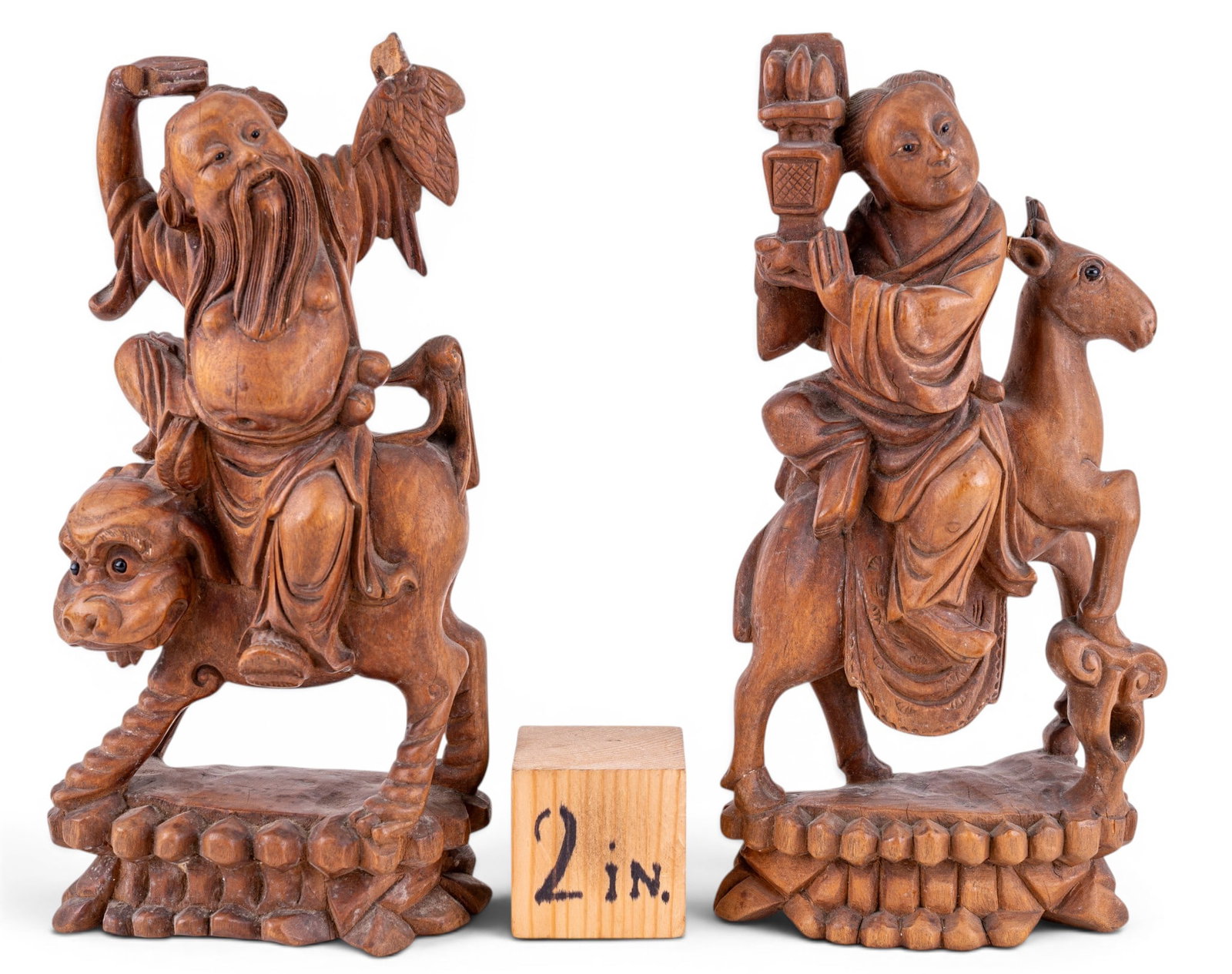Chinese Carved Cabinet Immortals (8) - 20