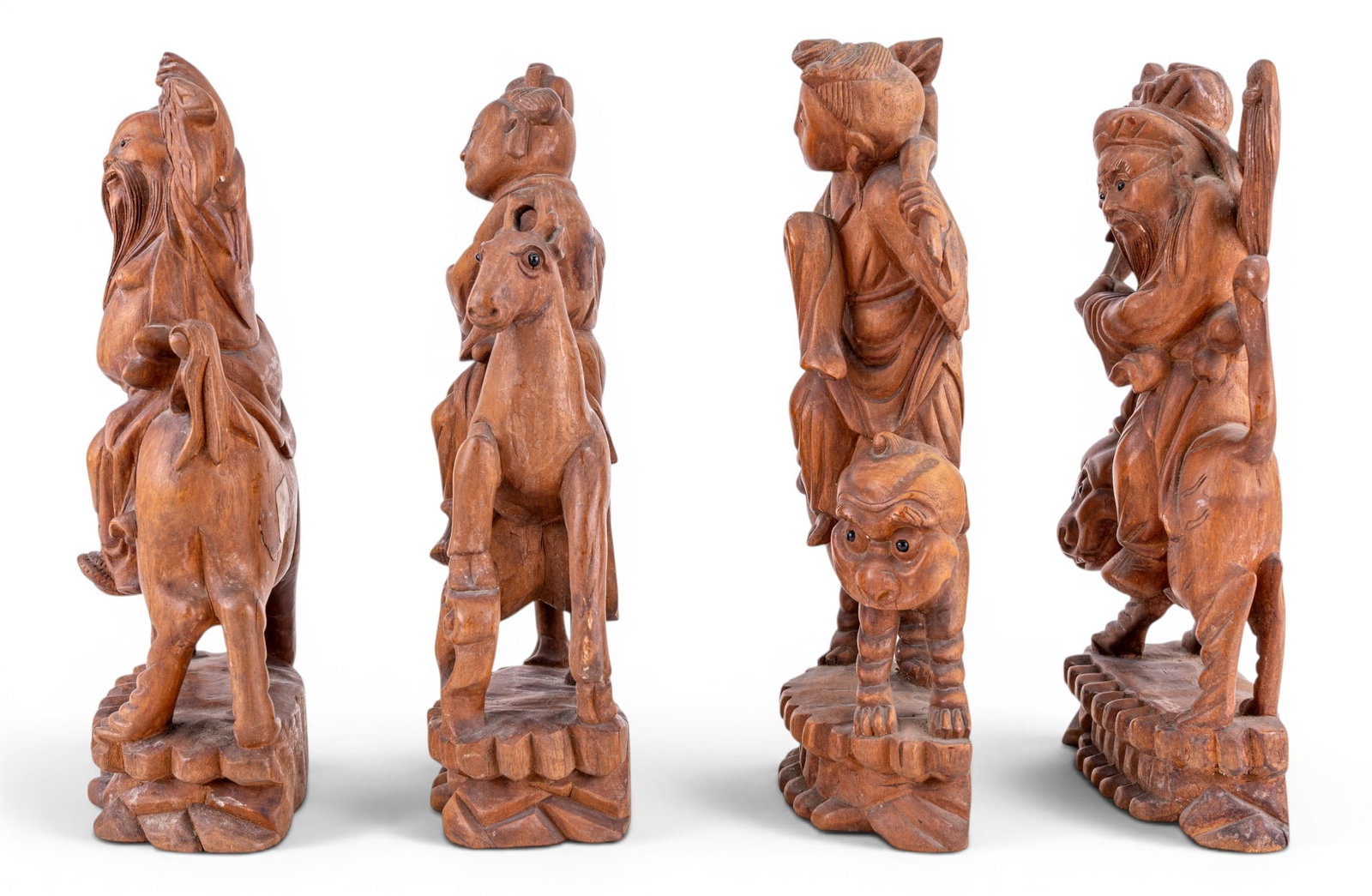 Chinese Carved Cabinet Immortals (8) - 3