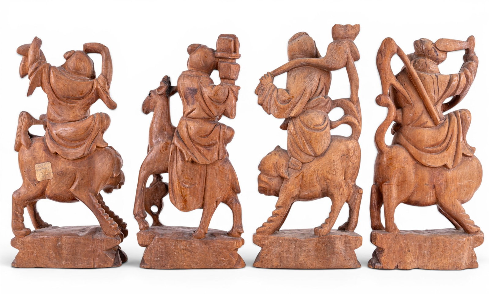 Chinese Carved Cabinet Immortals (8) - 4