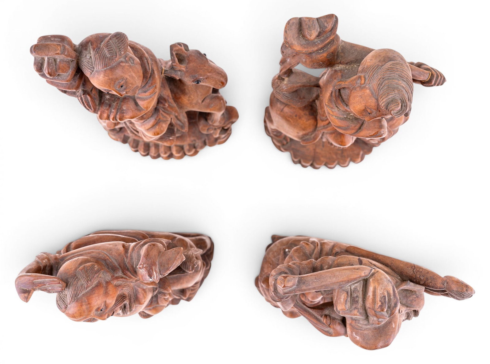Chinese Carved Cabinet Immortals (8) - 6