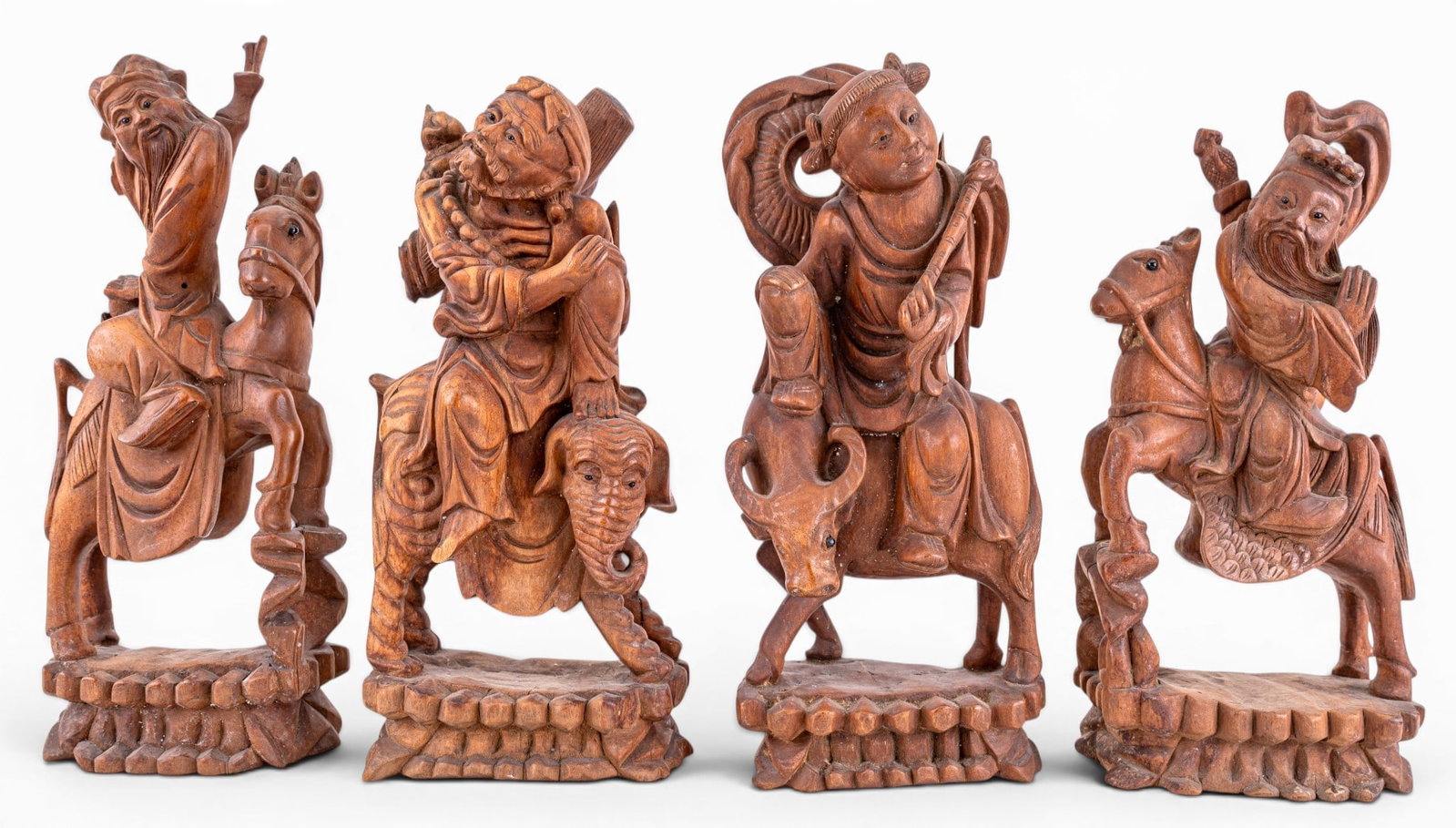 Chinese Carved Cabinet Immortals (8) - 8