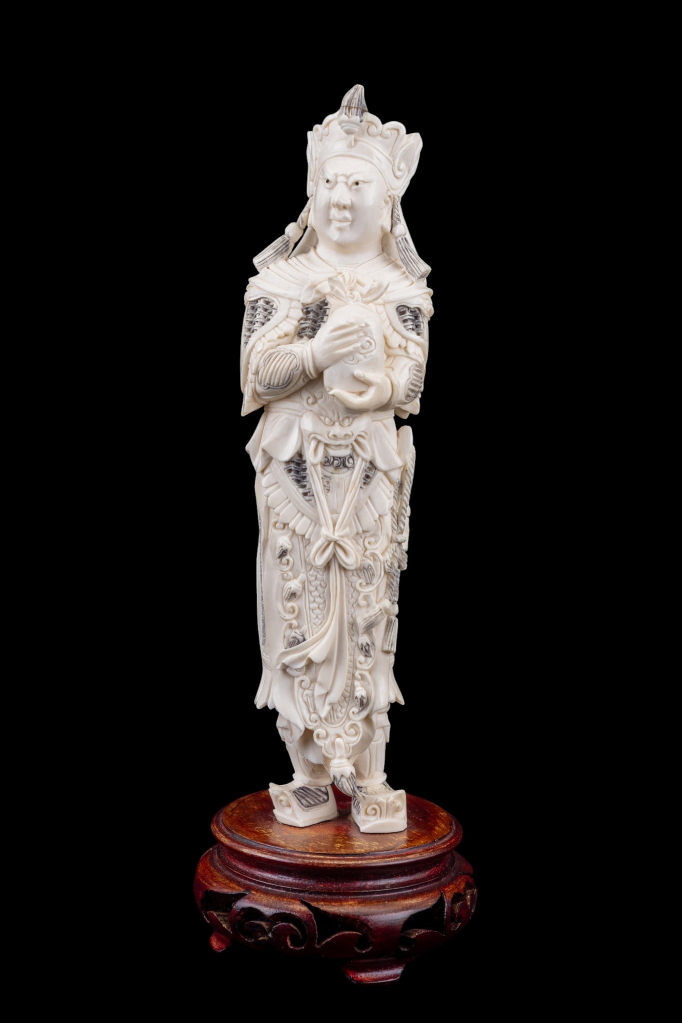 Qing Dynasty Carved Soldier Figure (1 of 11)