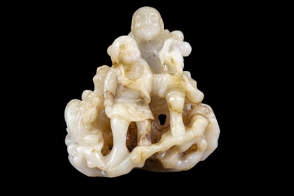 Antique Chinese Figural Jade