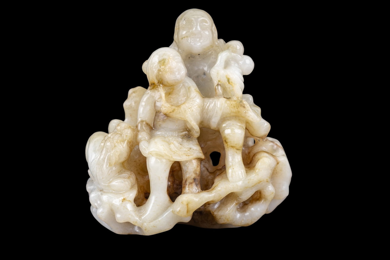 Antique Chinese Figural Jade (1 of 7)