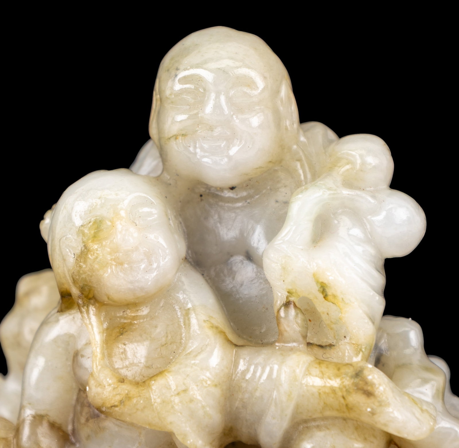 Antique Chinese Figural Jade - 5