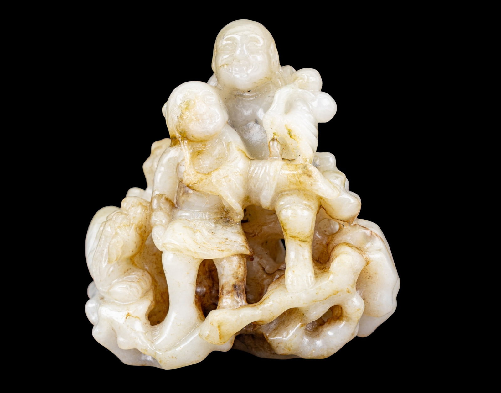 Antique Chinese Figural Jade - 6