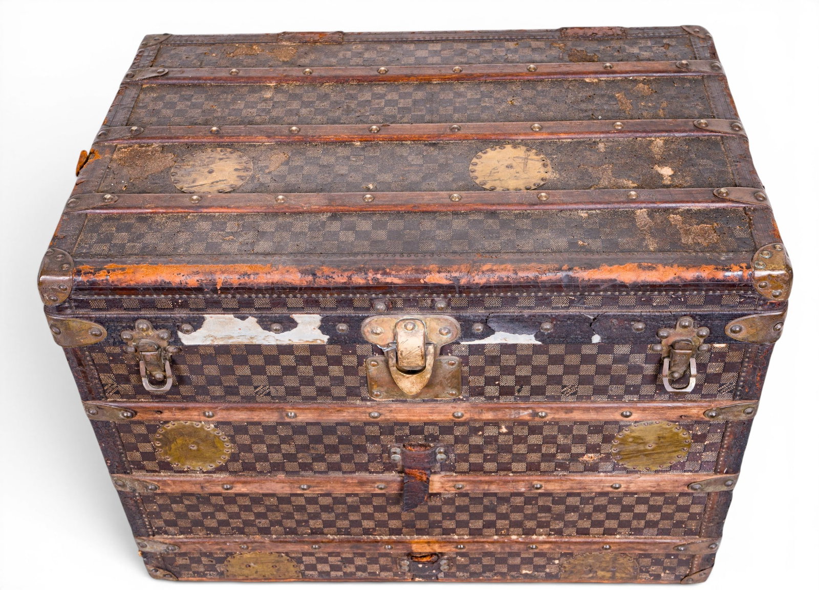 Antique Louis Vuitton Steamer Trunk c. 1890s - 2