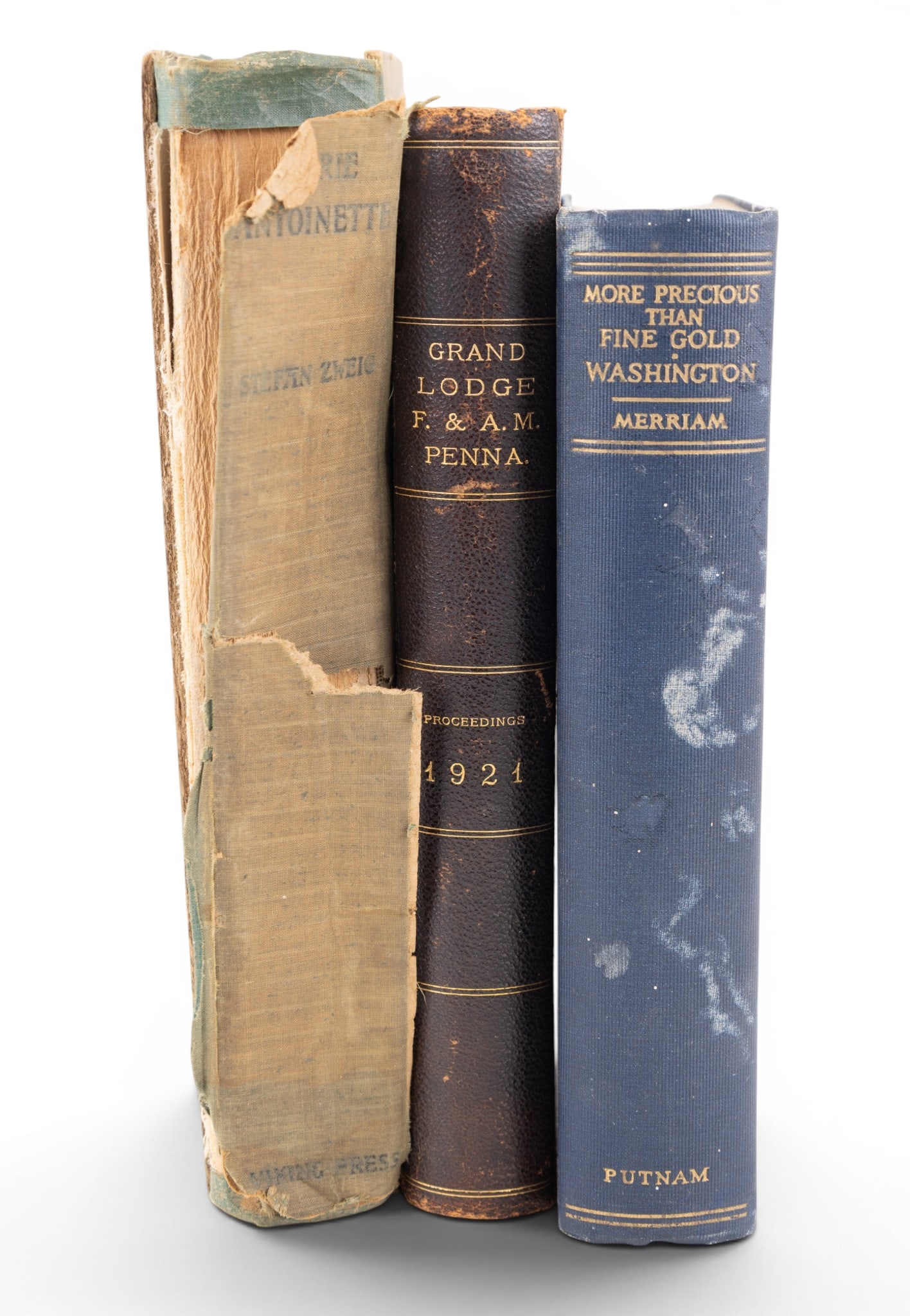 Antique Books on Masons, Washington, M. Antoinette (1 of 20)