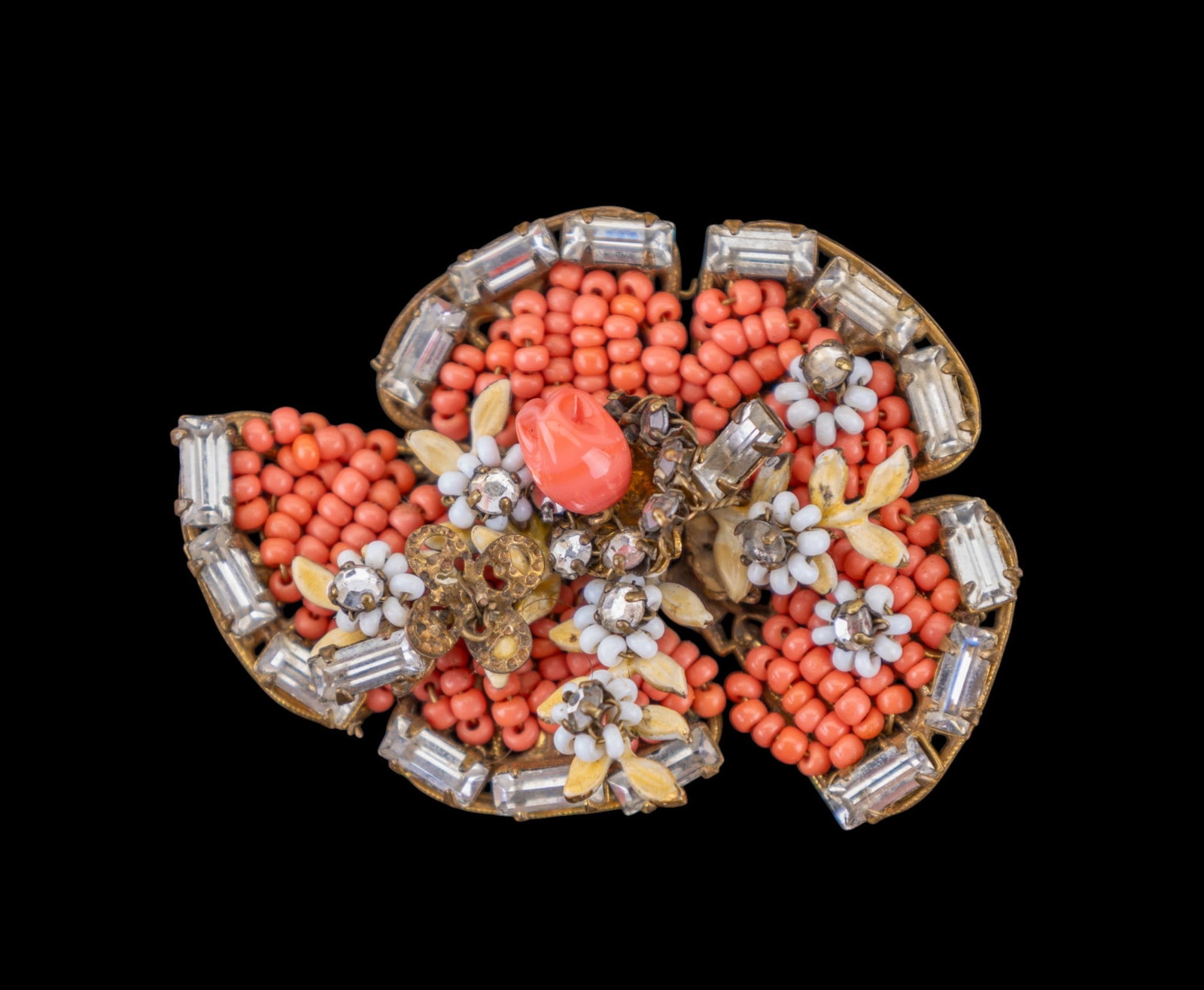 Unsigned Miriam Haskell Brooch (1 of 4)