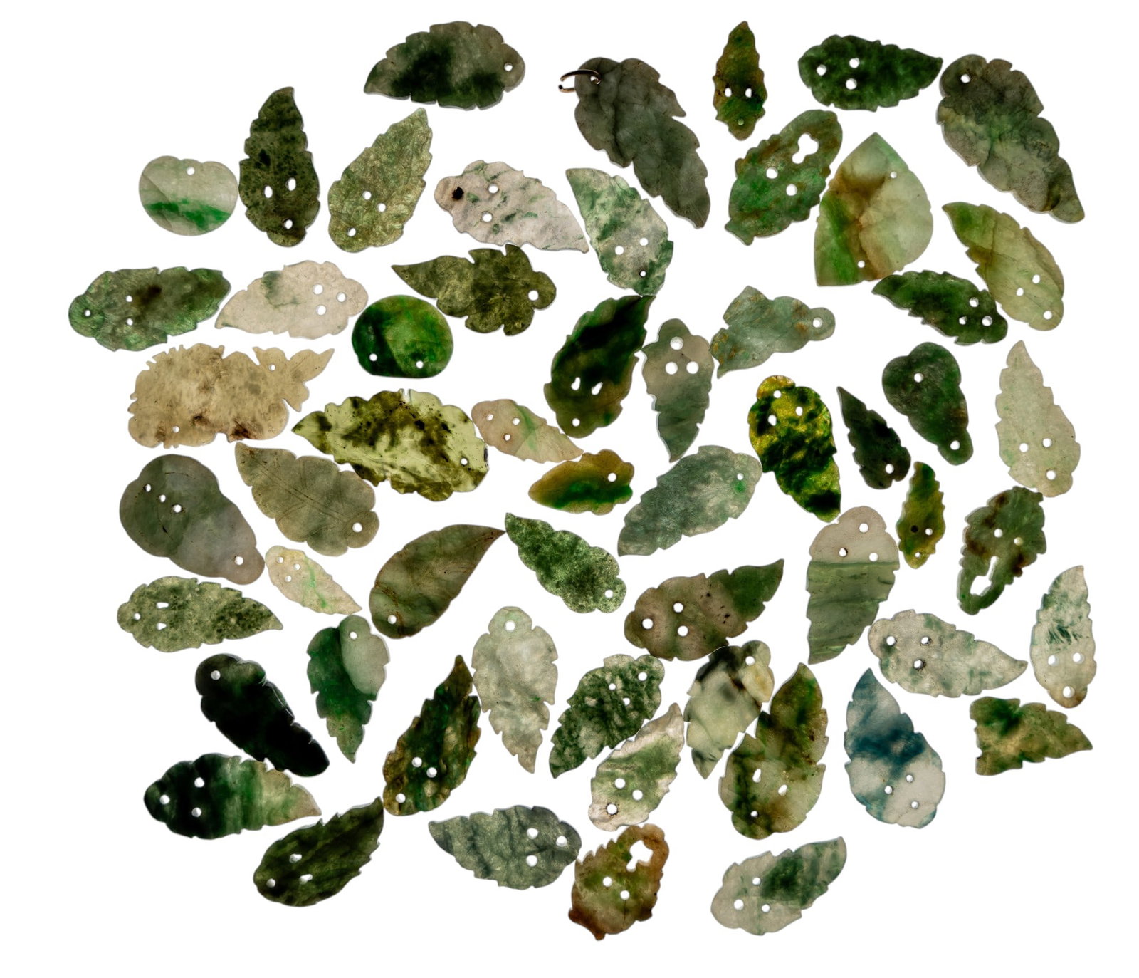 Green Jade Carved Chinese Charms / Pendants  (1 of 1)