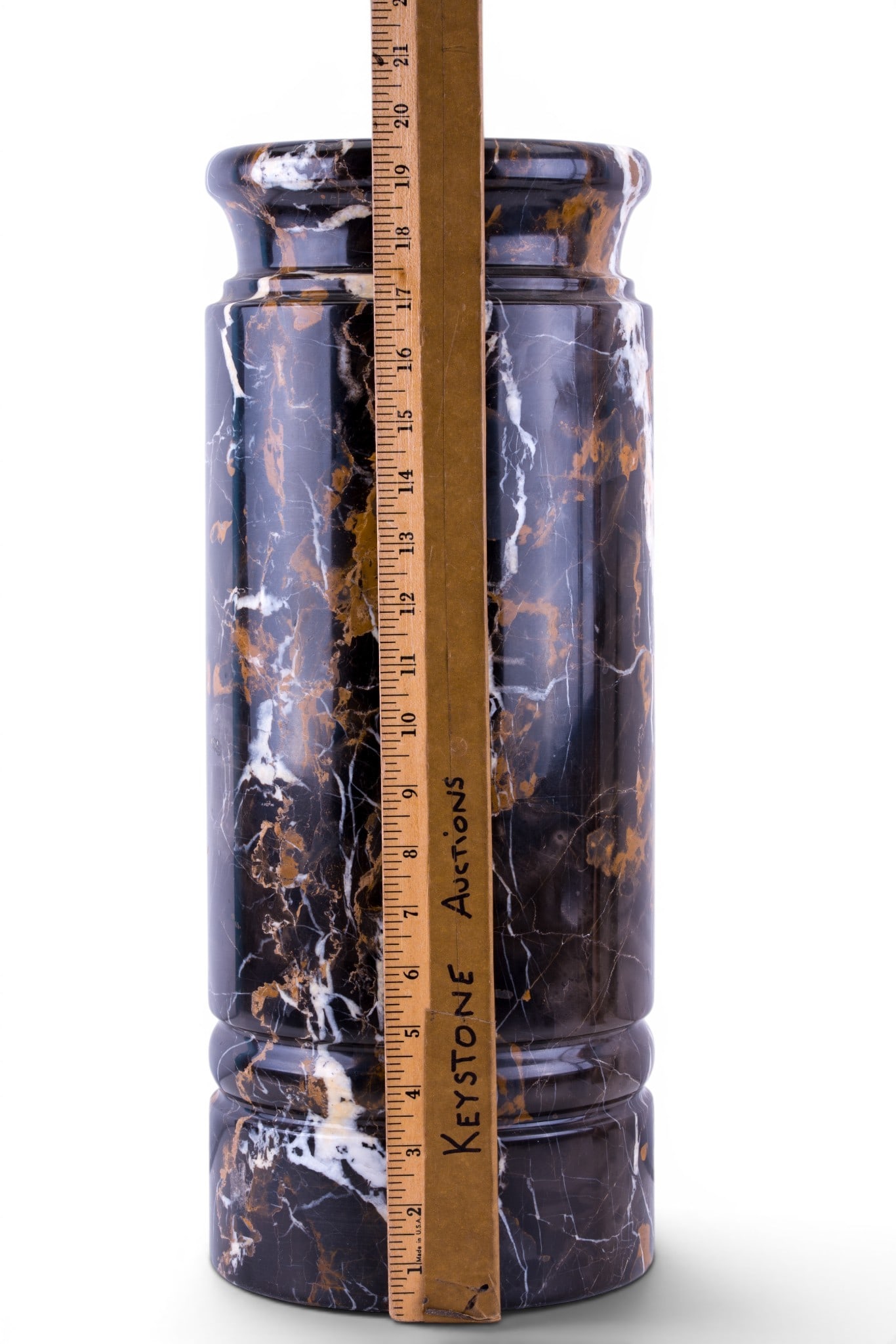 Vintage Solid Marble Umbrella Stand - 5