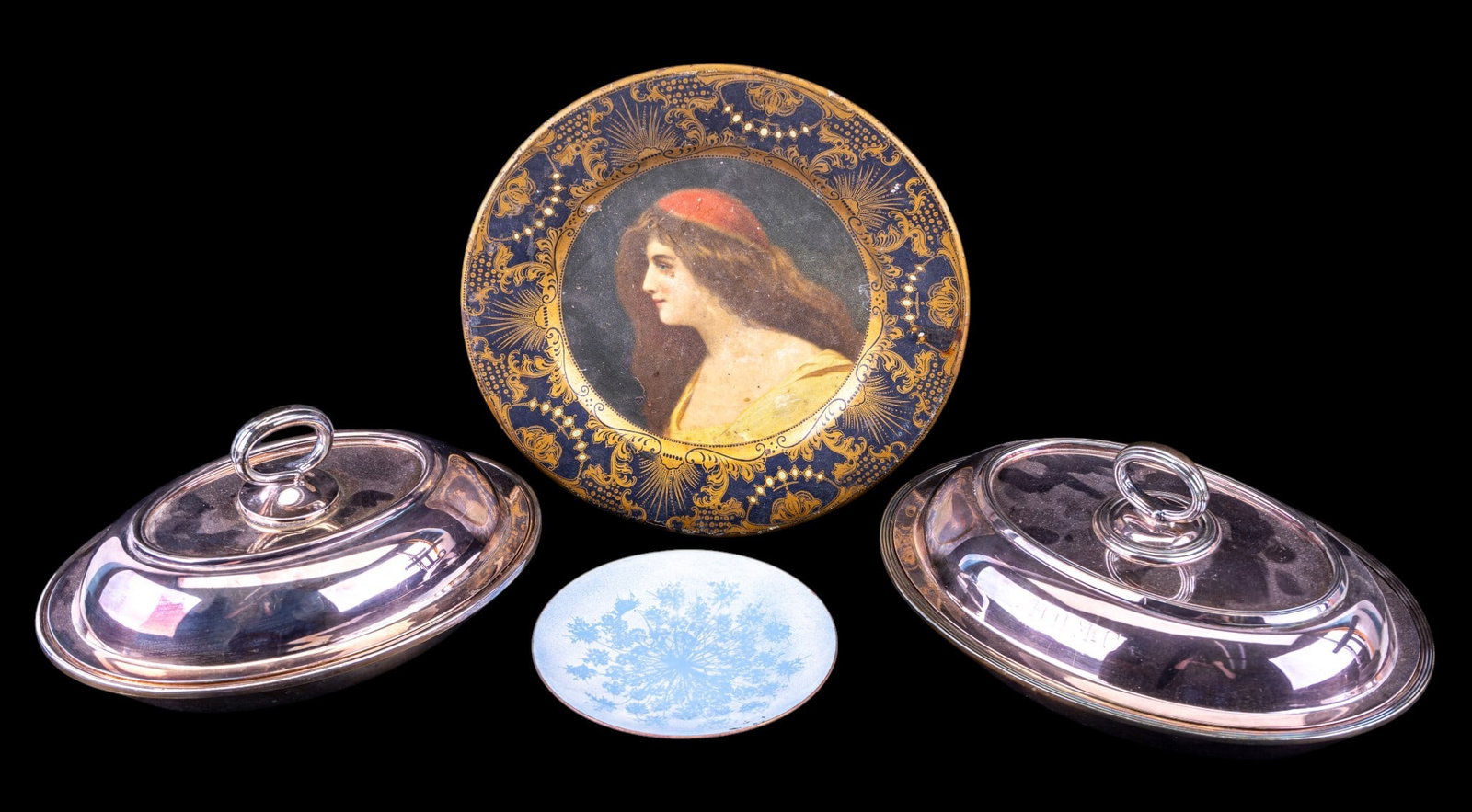 R&B Silver Plate, Advertising Plate, & More (1 of 8)