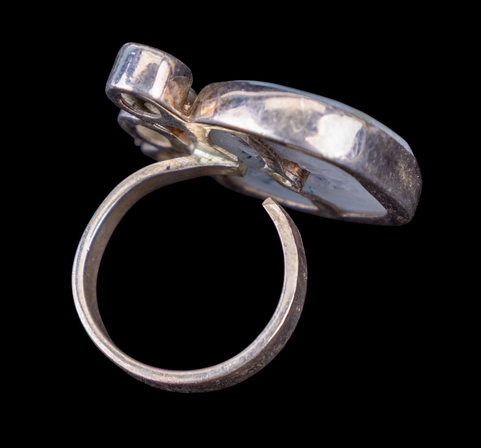 Geode Sterling Silver Ring - 3