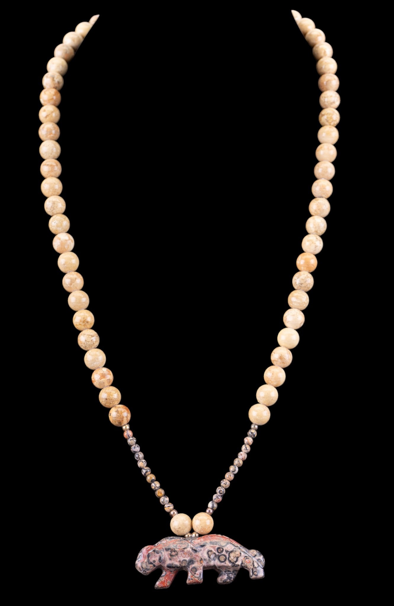 Stone Leopard Necklace - 2