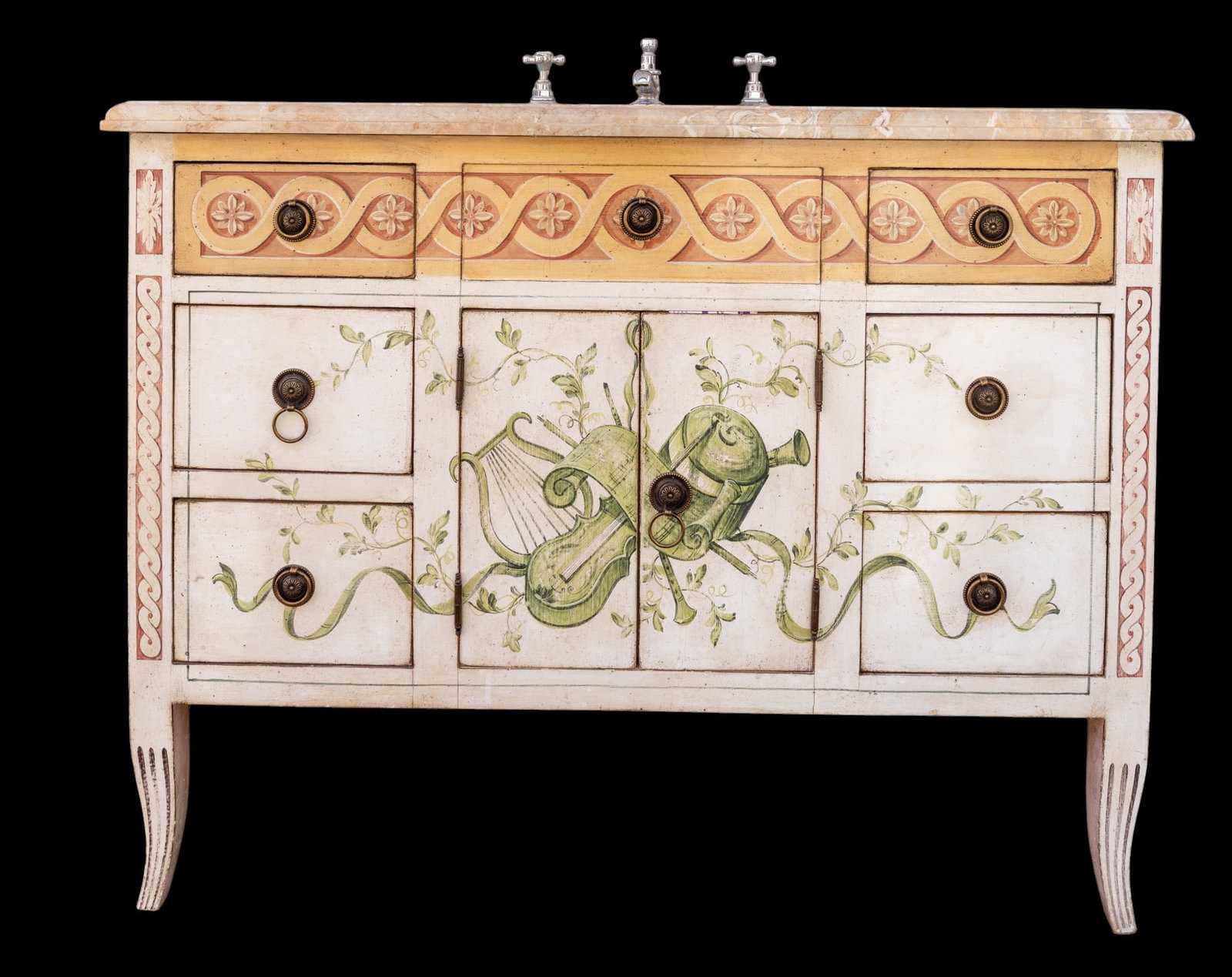 20C Marble Top Commode - 7