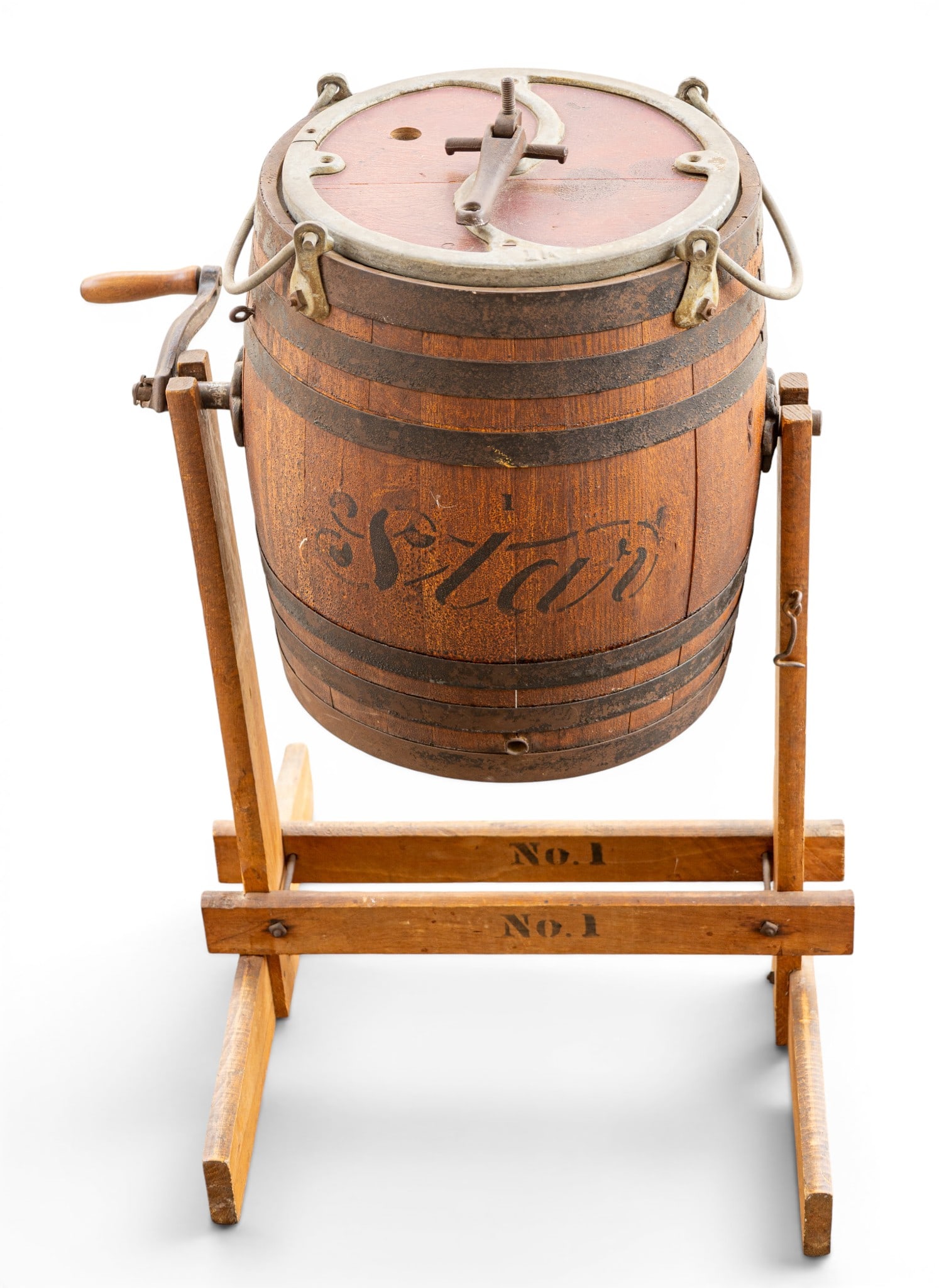 Barrel Butter Churn with Stand - 5