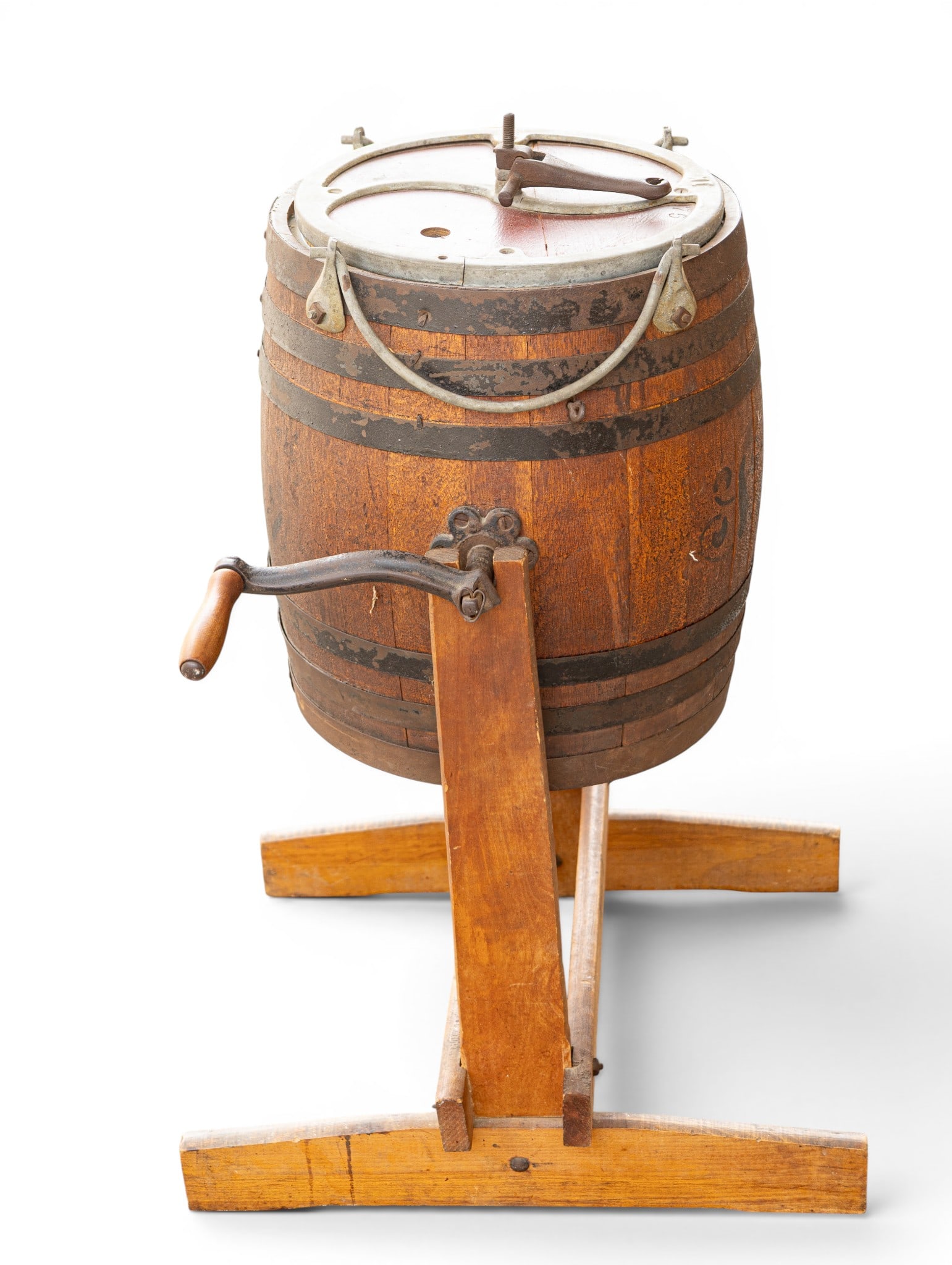 Barrel Butter Churn with Stand - 6