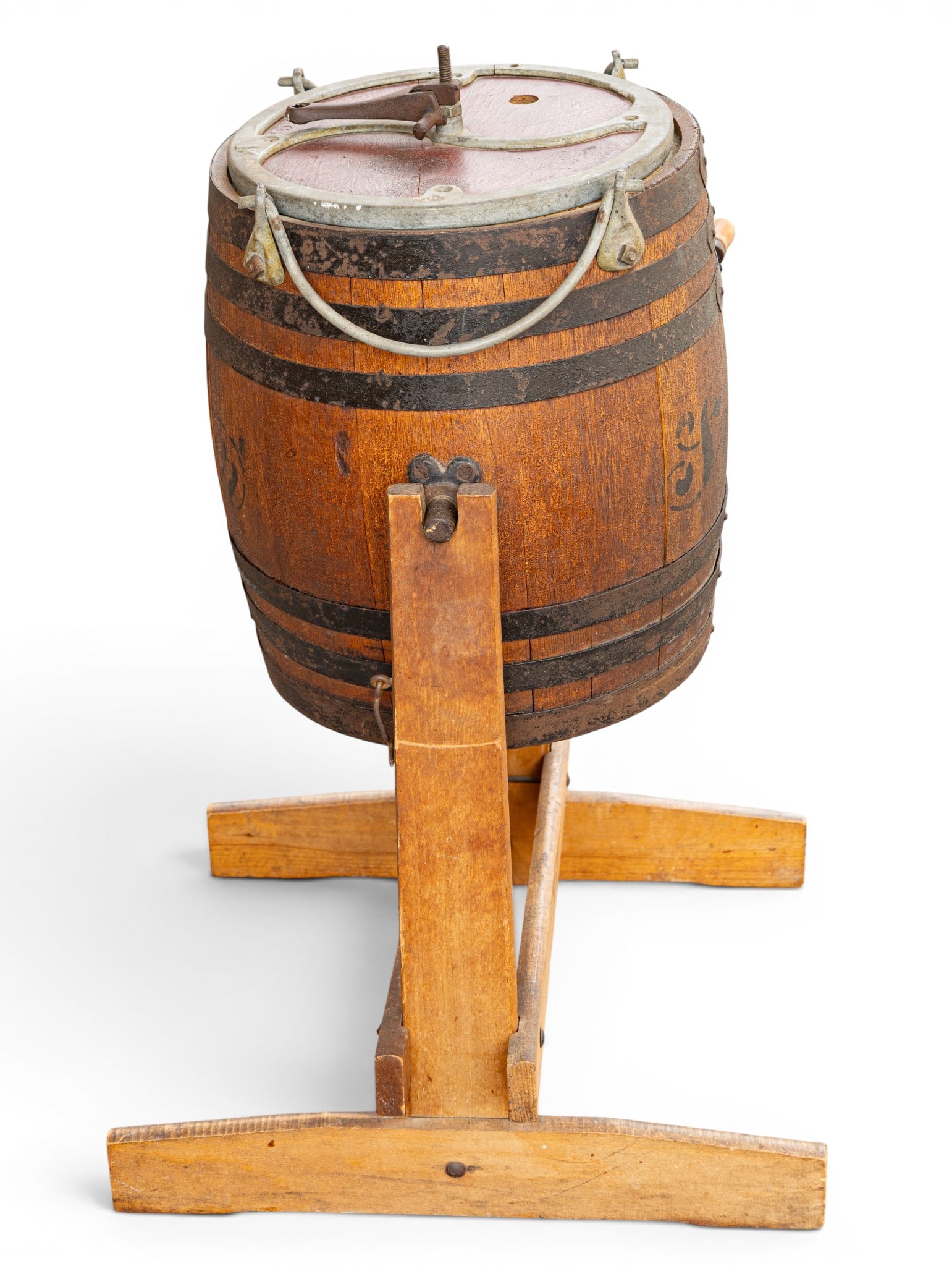 Barrel Butter Churn with Stand - 7