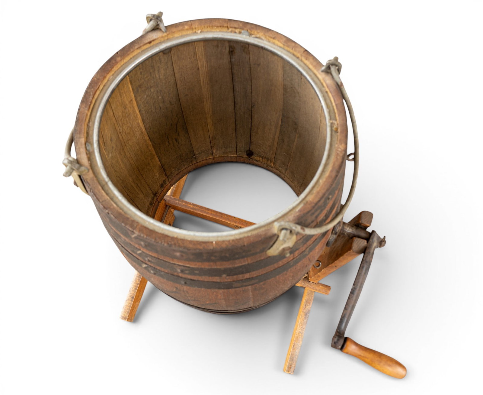 Barrel Butter Churn with Stand - 8