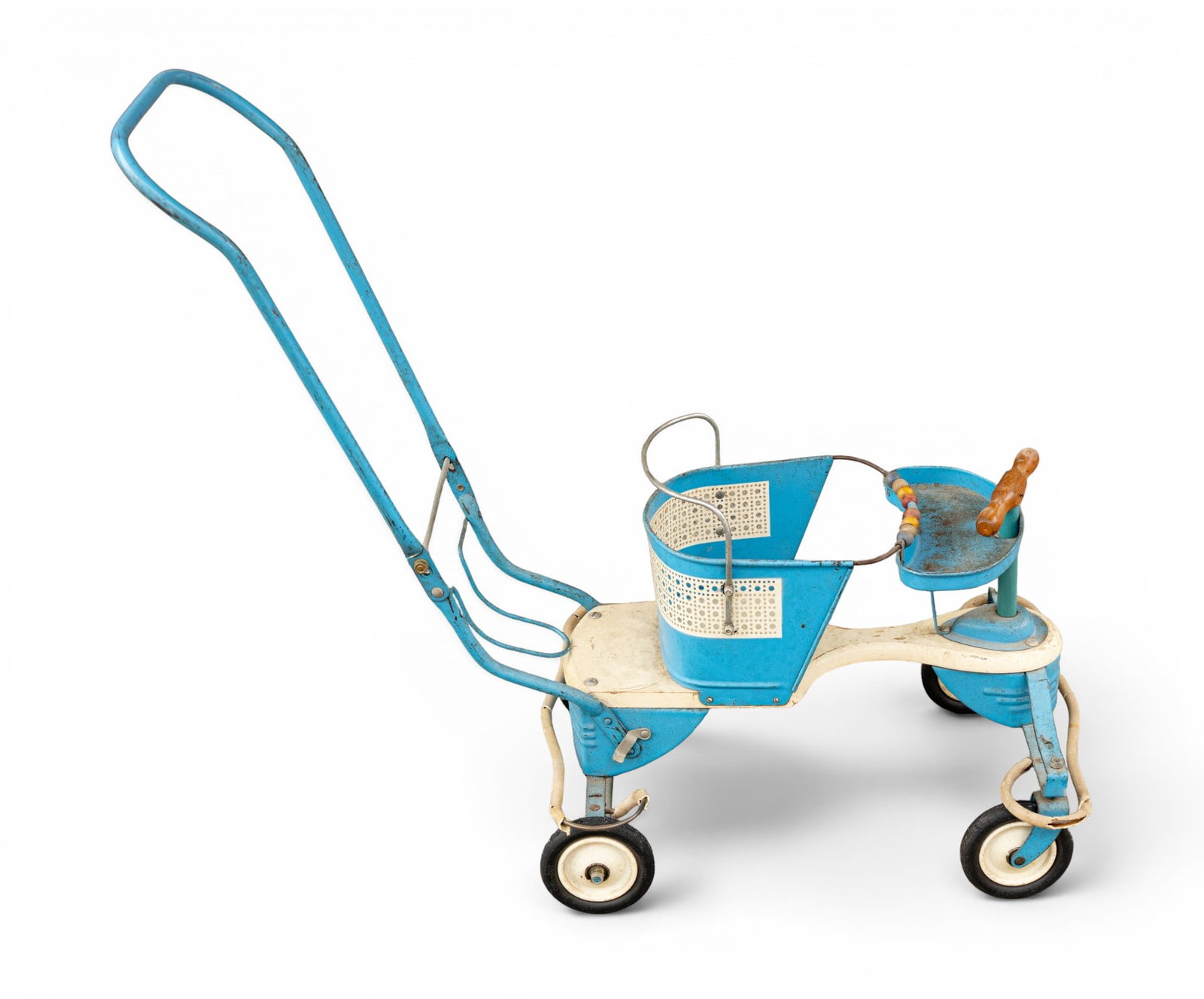 Vintage Metal Child's Push Stroller (1 of 9)