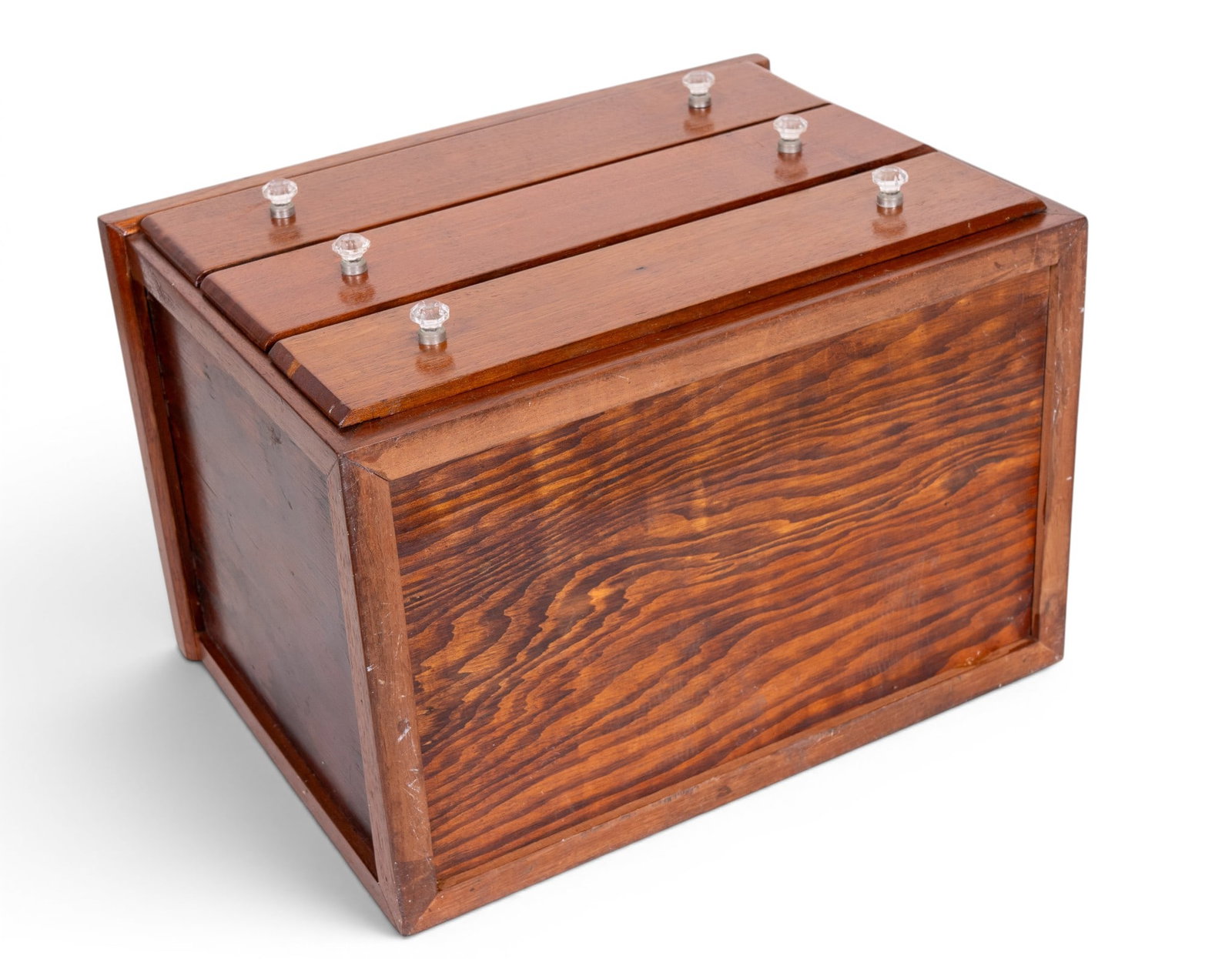 Antique Three Drawer Table Top Cabinet - 8