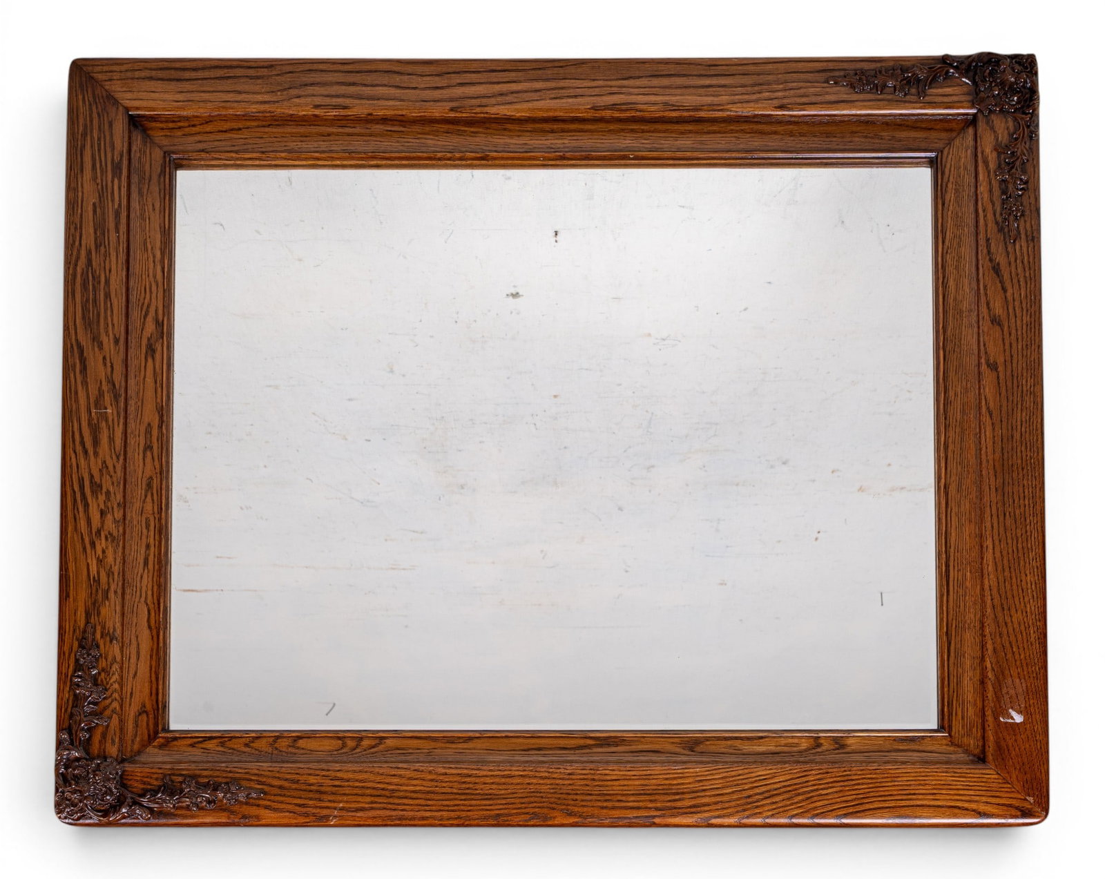 Antique Carved Wood Mirror (1 of 6)